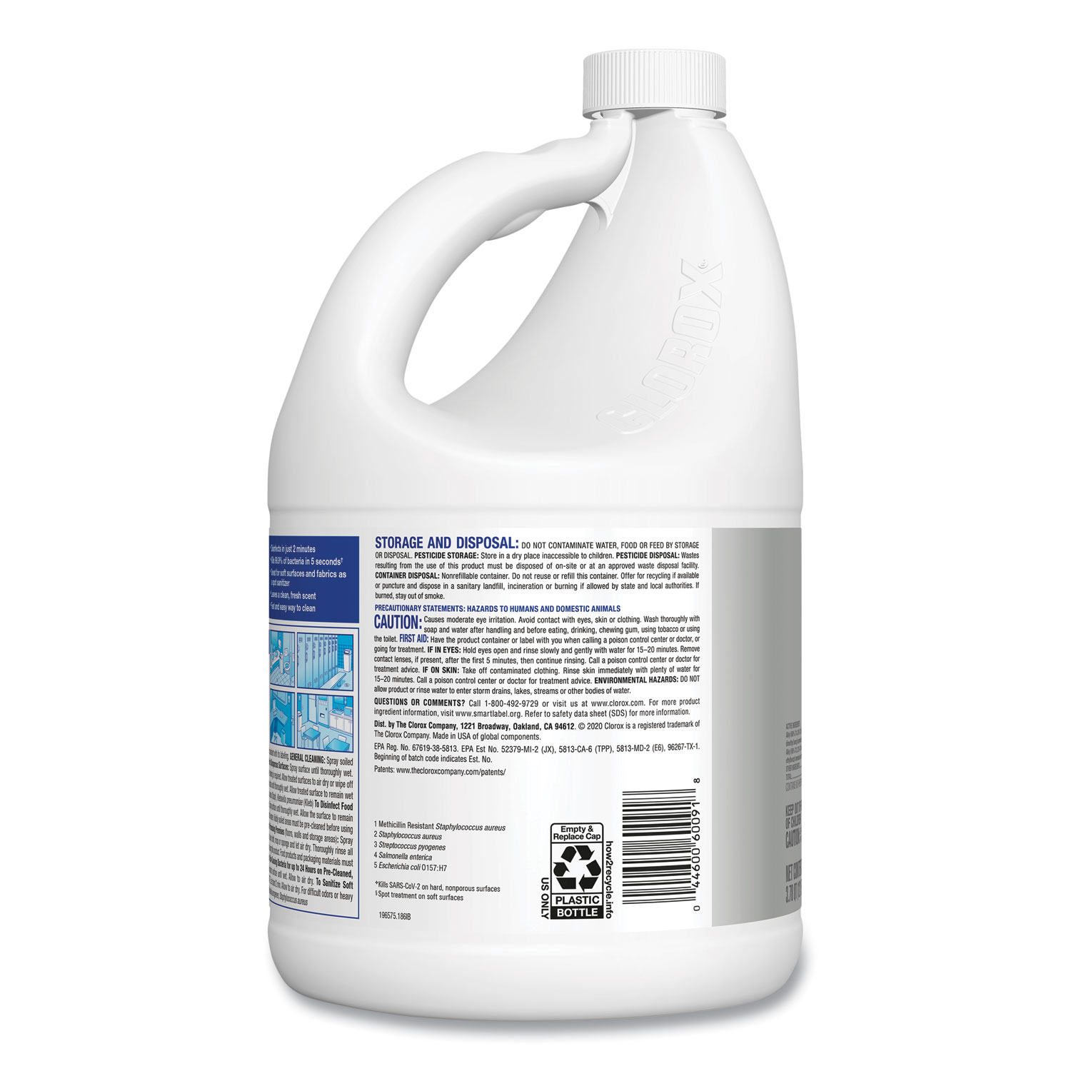 Clorox® Turbo Pro Disinfectant Cleaner for Sprayer Devices, 121 oz