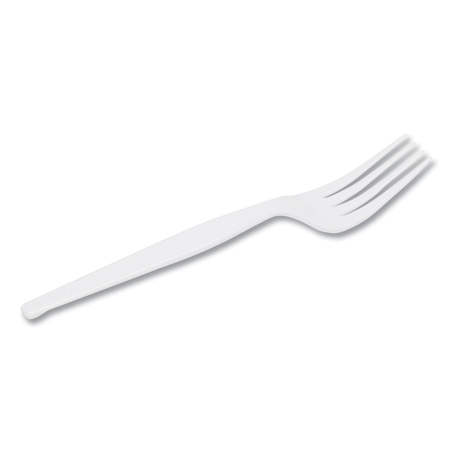 5 7//8 White PP Wrapped Medium Weight Polypropylene Daxwell Plastic Forks Case of 1,000 A10001485