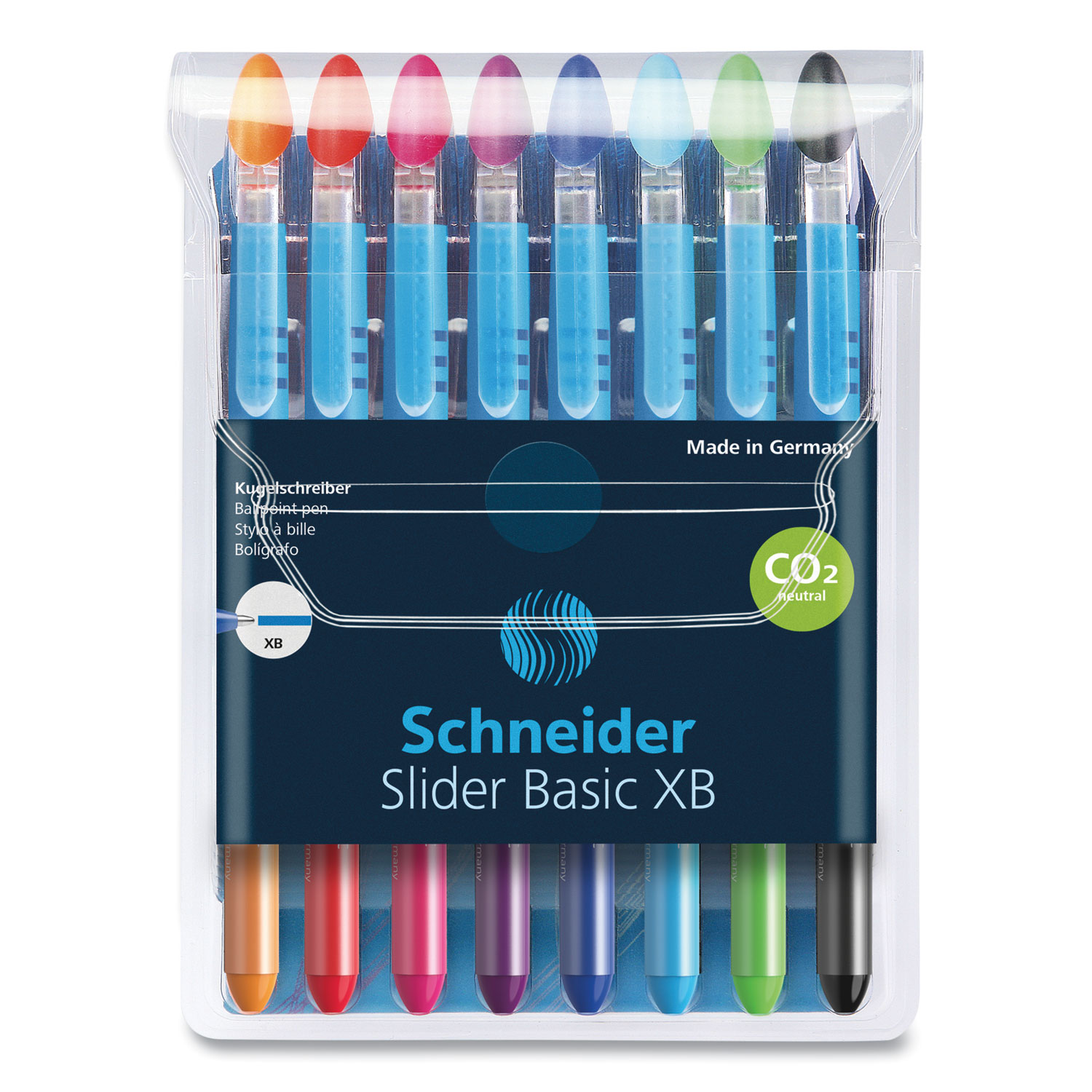Extra Bold Black 10 Pack Brand New Schneider Slider Basic XB Ballpoint Pens
