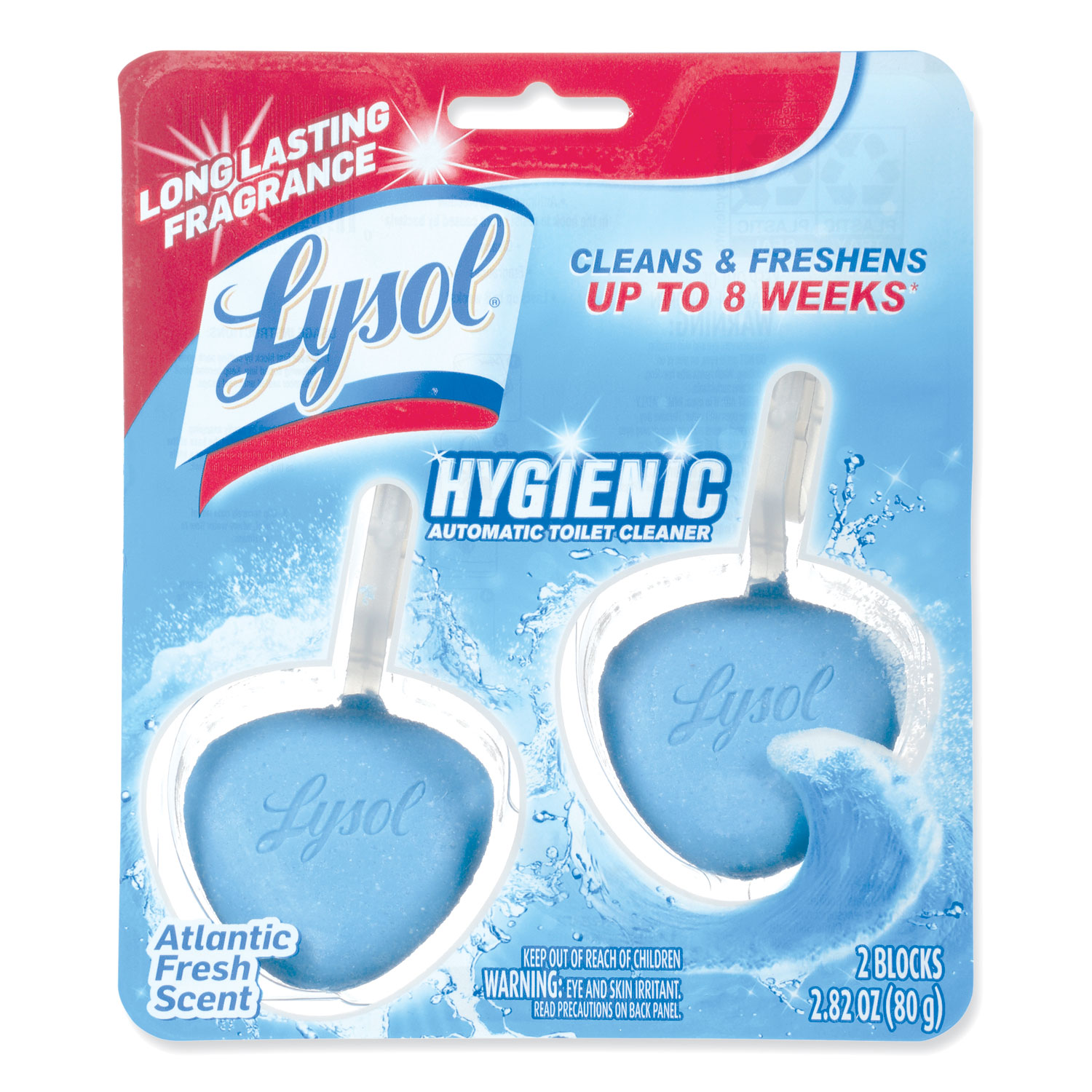 Lysol® Brand Hygienic Automatic Toilet Bowl Cleaner Atlantic Fresh 2 Pack Dutch Hollow Supplies
