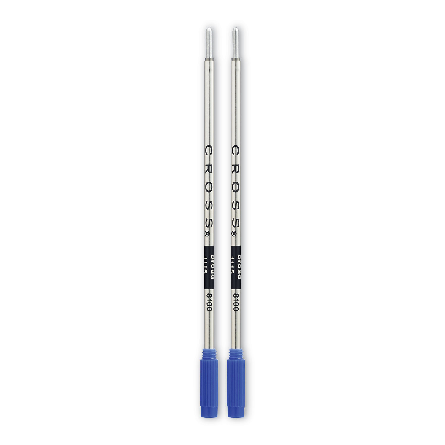 Cro81002 Refill for Cross Ballpoint Pens Broad Blue Ink 2/pack for sale online 