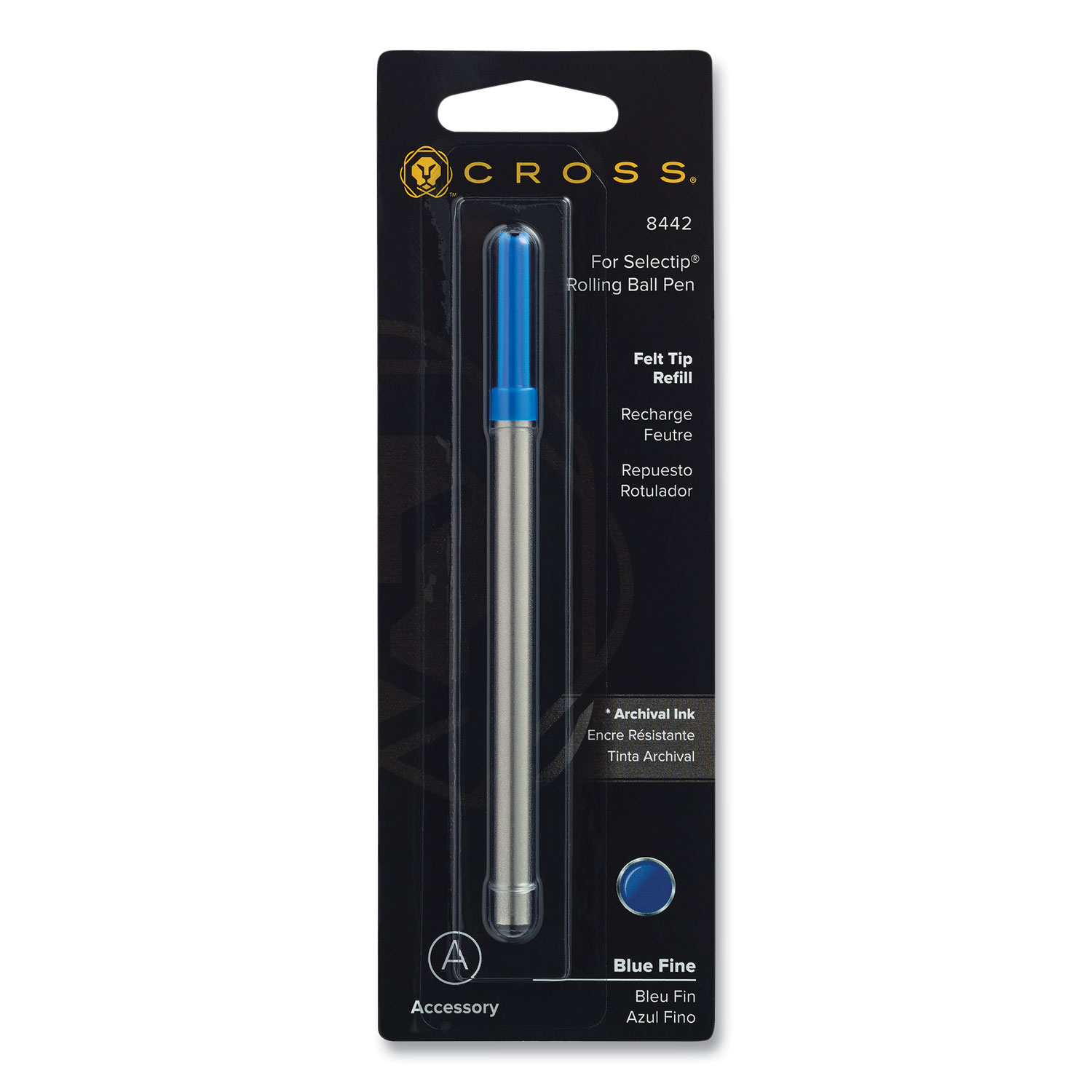 Cross, CRO8442, Selectip Porous Point Pen Refills, 1 Each
