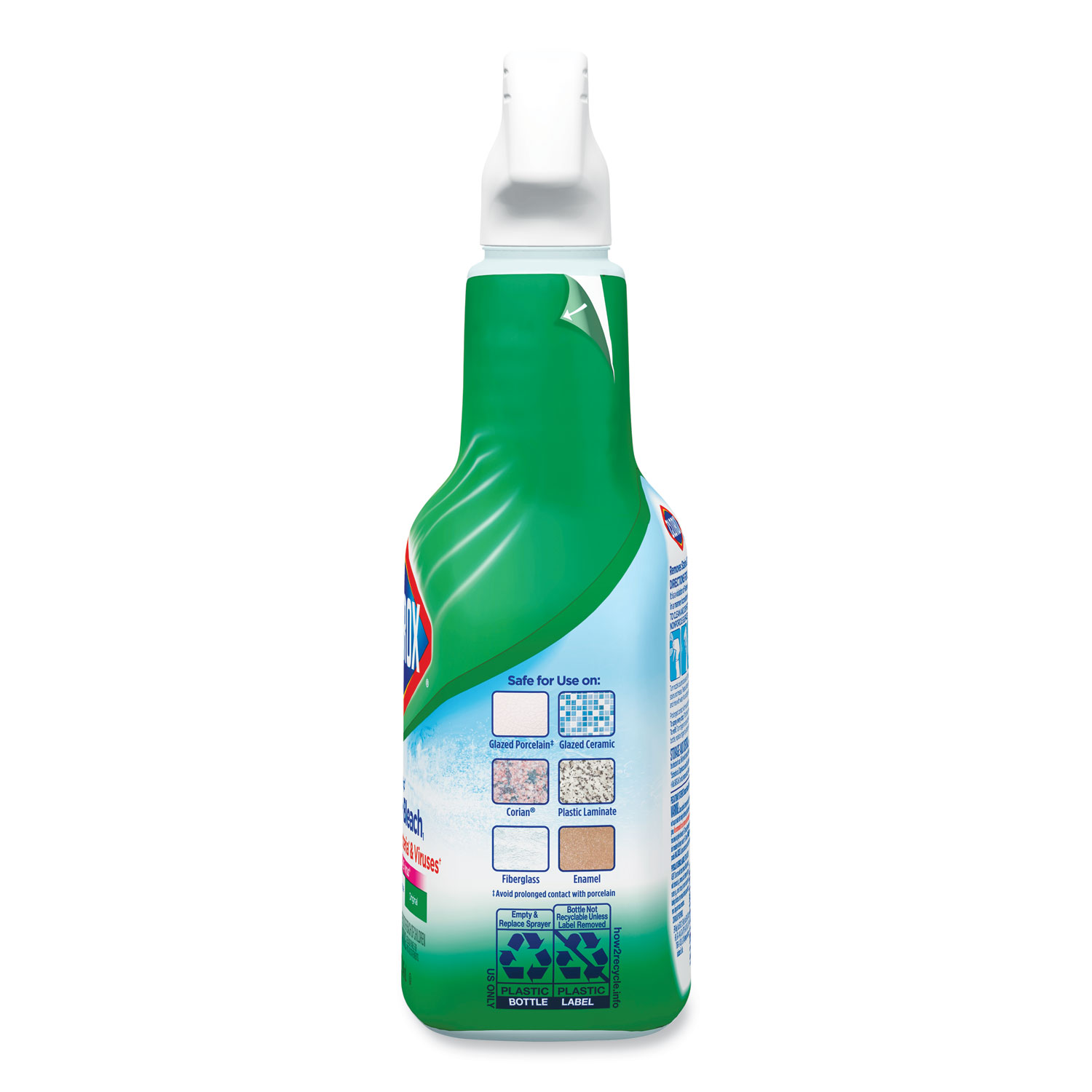 Clean-Up Cleaner + Bleach, Original, 32 oz Spray Bottle, 9/Carton - BOSS  Office and Computer Products