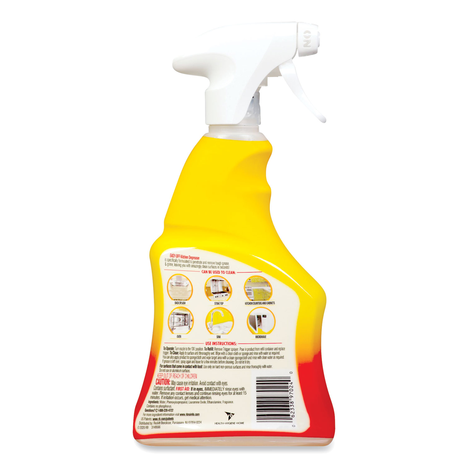 Brasso Kitchen Degreaser Lemon Aroma