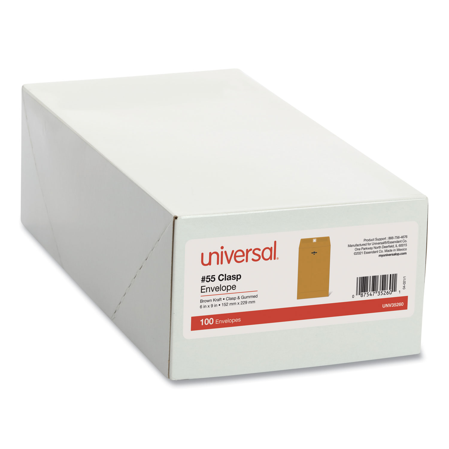 UNV35260 Universal® Kraft Clasp Envelope - Zuma
