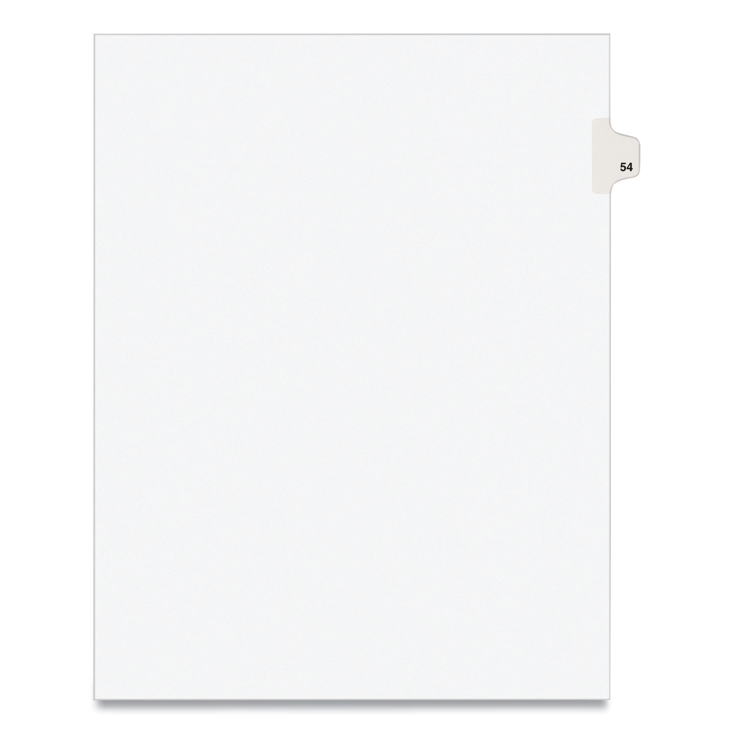 Avery Legal Side Tab Dividers AVE01404 Letter White Title D One-Tab 25/Pk