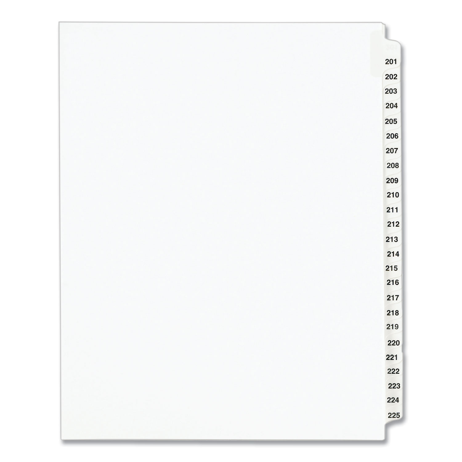 Y 01425 Premium Individual Tab Titles Pack of 25 Letter Size Avery Legal Dividers Side Tabs 