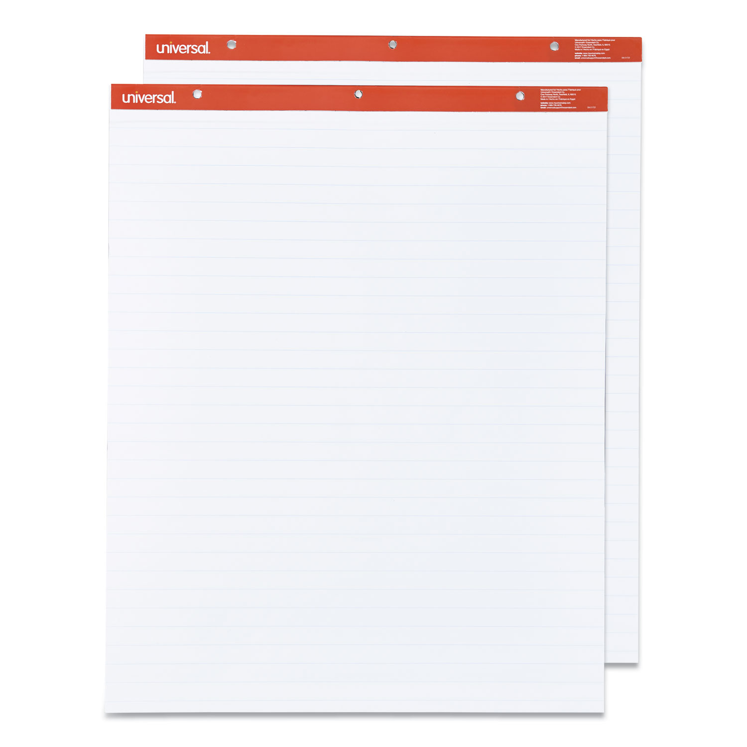 Vertical-Orientation Self-Stick Easel Pad Value Pack, Unruled, 25 x 30,  White, 30 Sheets, 4/Carton - Office Express Office Products