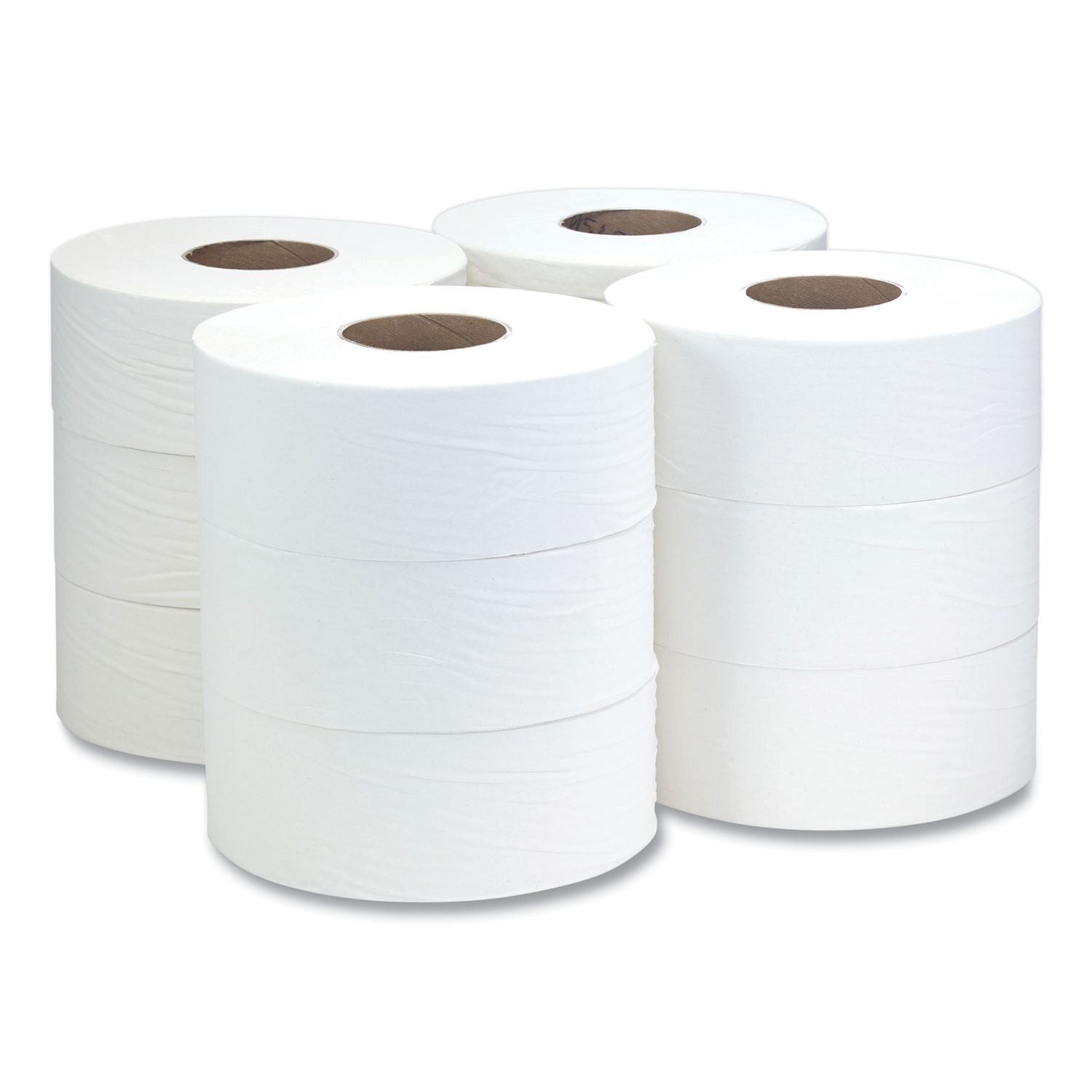 Coastwide Professional™ Jumbo 1Ply Toilet Paper, Septic Safe, White, 3