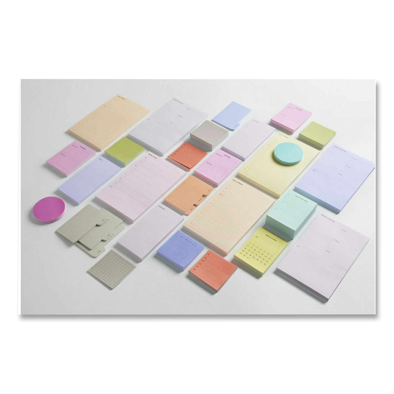 Noted by Post-it® Brand Lined Adhesive Notes, 3 x 3, Blue, 100-Sheet, 3 ...