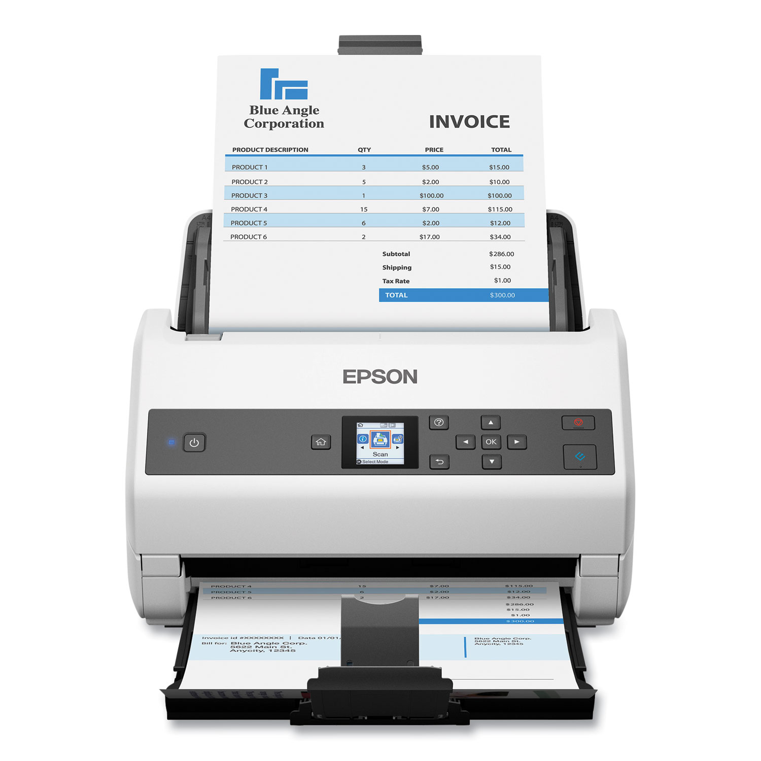 DS-970 Color Duplex Workgroup Document Scanner, 1200 dpi Optical Resolution, 100-Sheet Duplex Auto Document Feeder