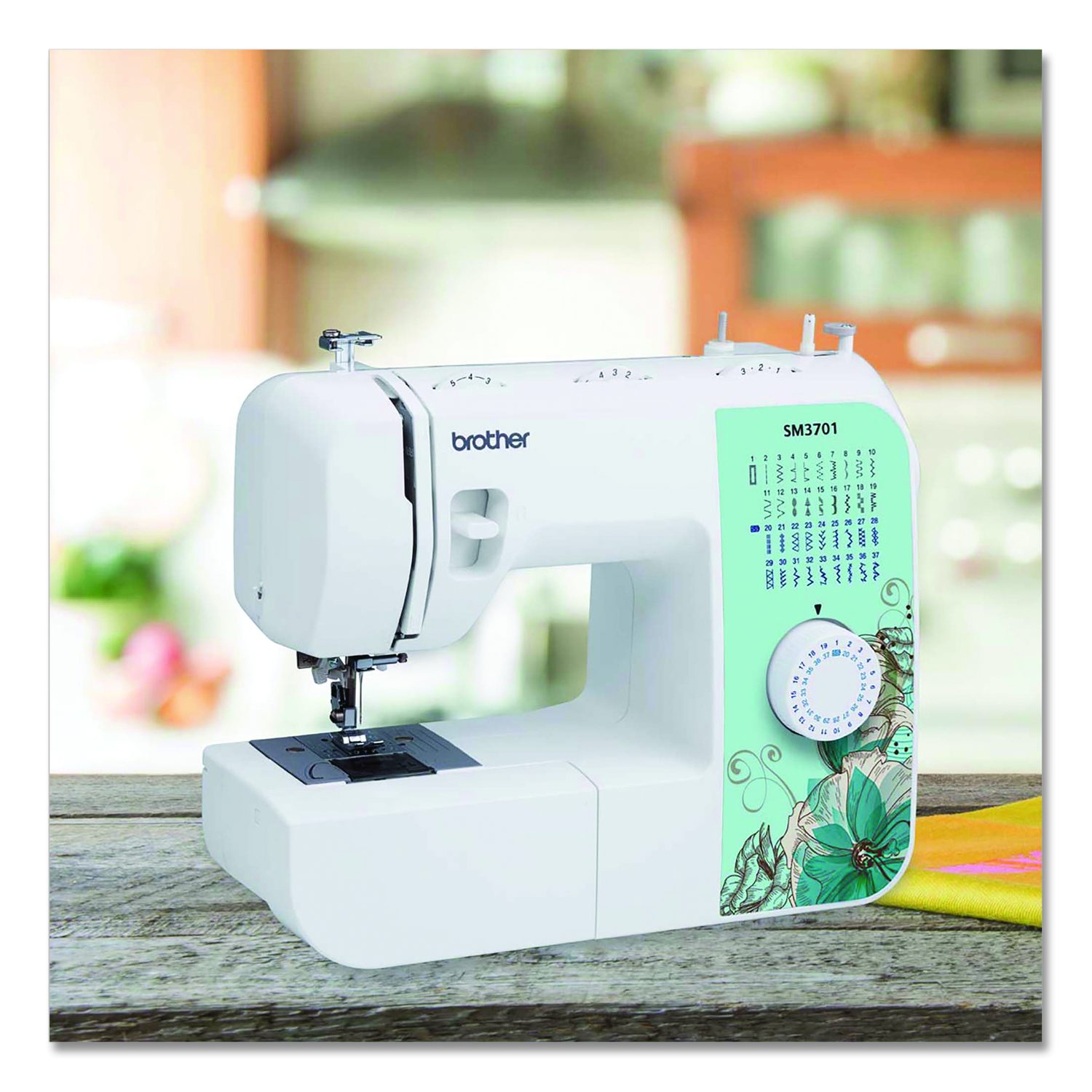 SM3701 Sewing Machine, 37-Stitches, 12 x 5.8 x 15.3