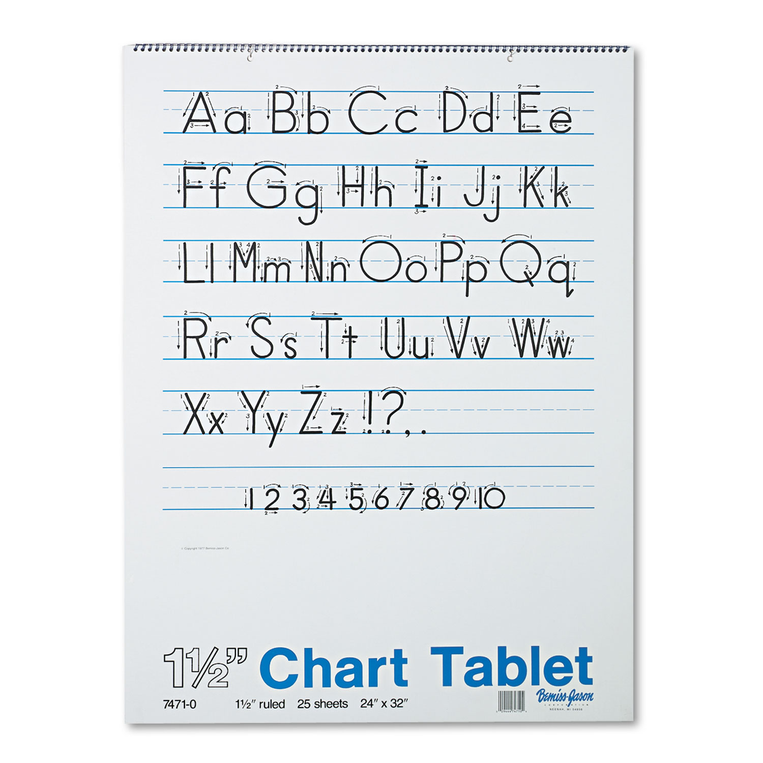  Pacon 74710 Chart Tablets, 1 1/2 Presentation Rule, 24 x 32, 25 Sheets (PAC74710) 