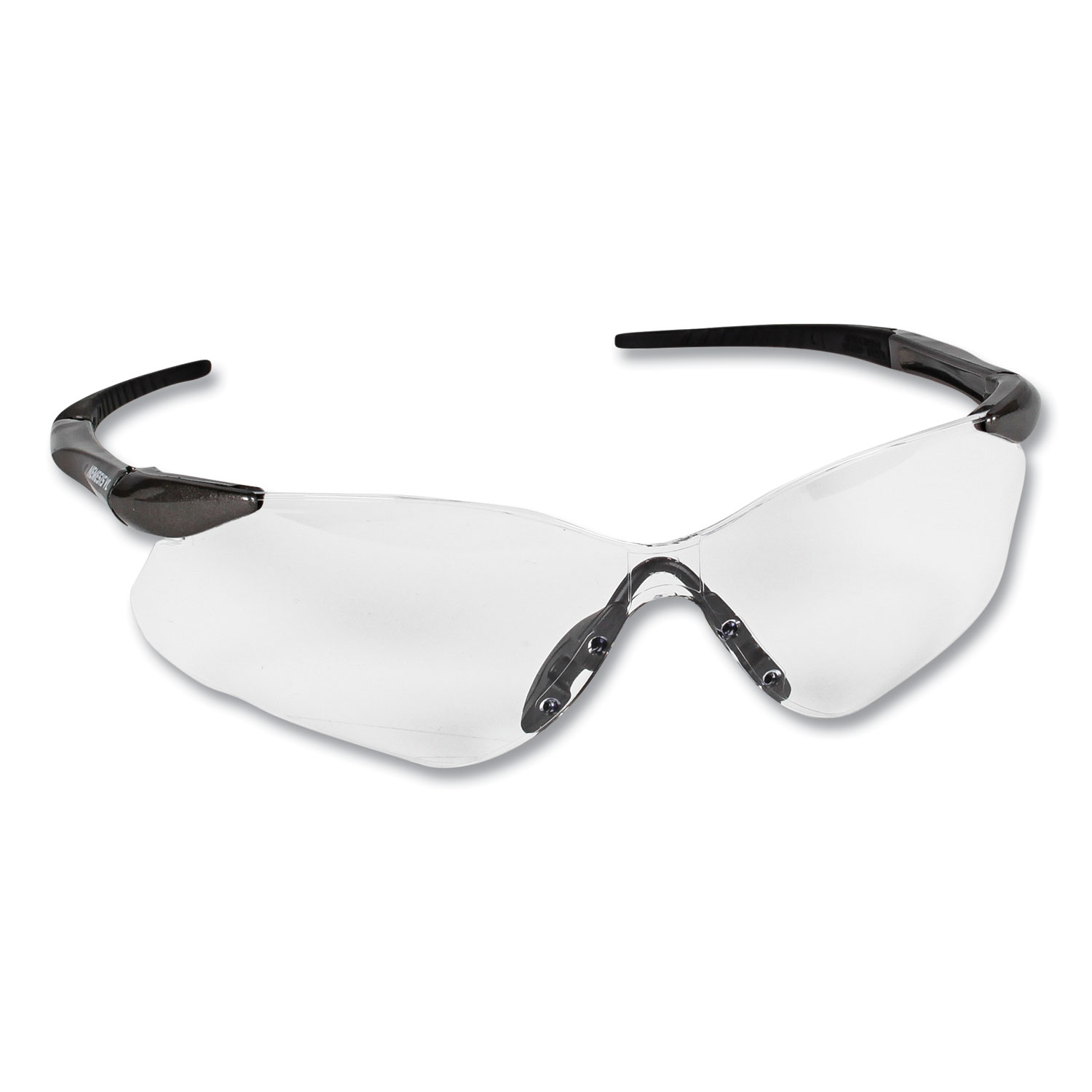 Nemesis VL Safety Glasses, Frameless, Clear Single Lens, 12/Box