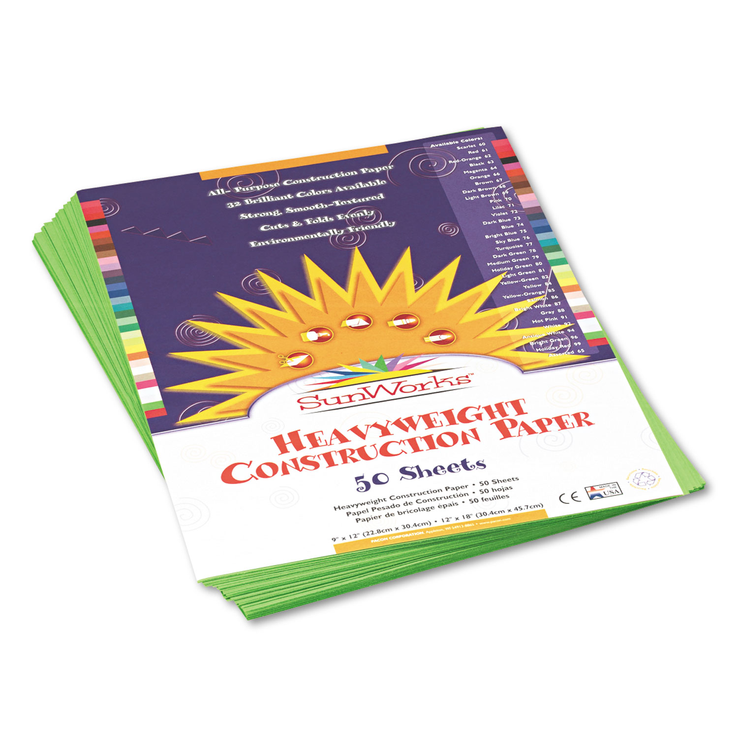 PAC9603 SunWorks Construction Paper Zuma