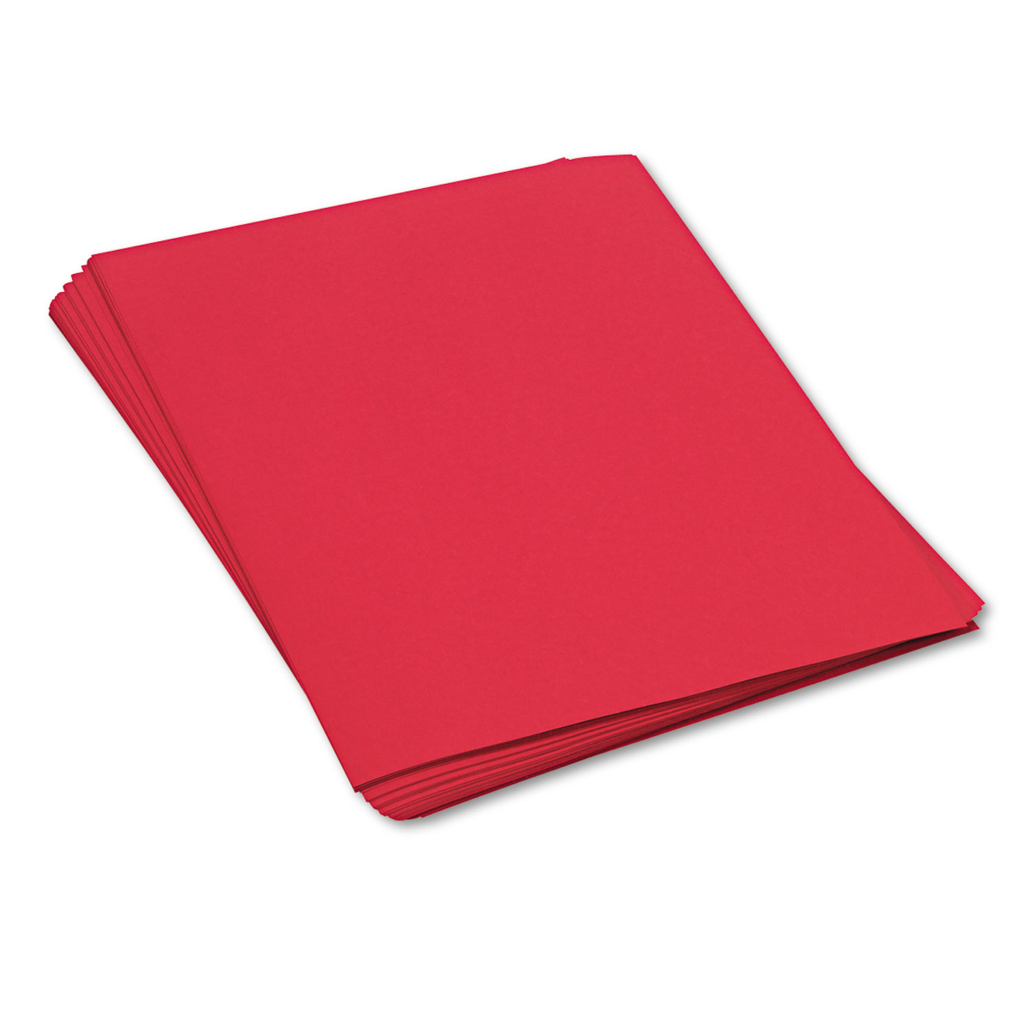 Construction Paper, 58 lbs., 18 x 24, Holiday Red, 50 Sheets/Pack
