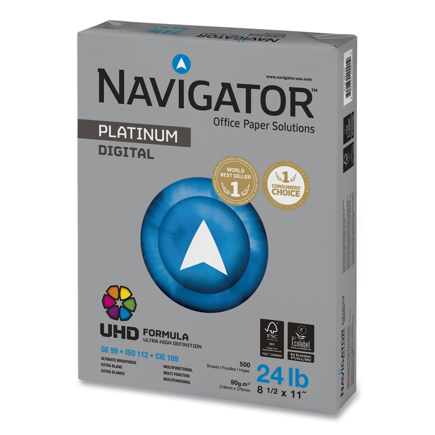 Navigator Platinum Paper 99 Brightness 24lb