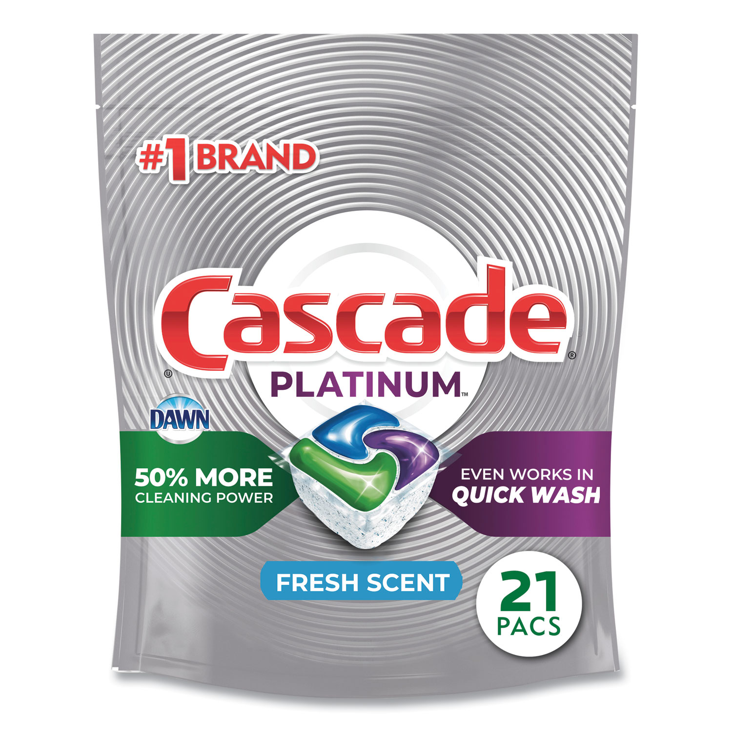 Cascade Complete ActionPacs Fresh Scent Dishwasher Pods, 63 ct - City Market