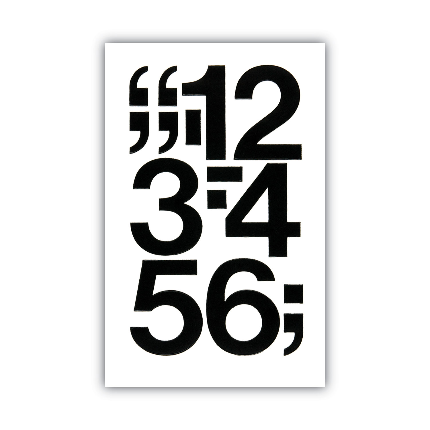 CHA01193 Vinyl Numbers, 4, Black, 23 per Pack