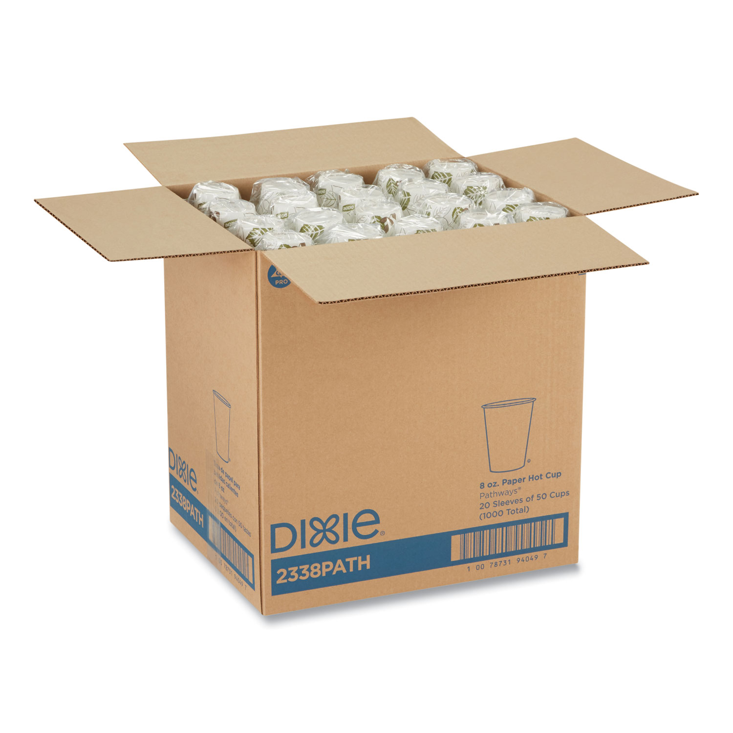 Dixie DIX-12-50 Go Perfectouch Paper Cups, 50 Count (Pack of 1), White
