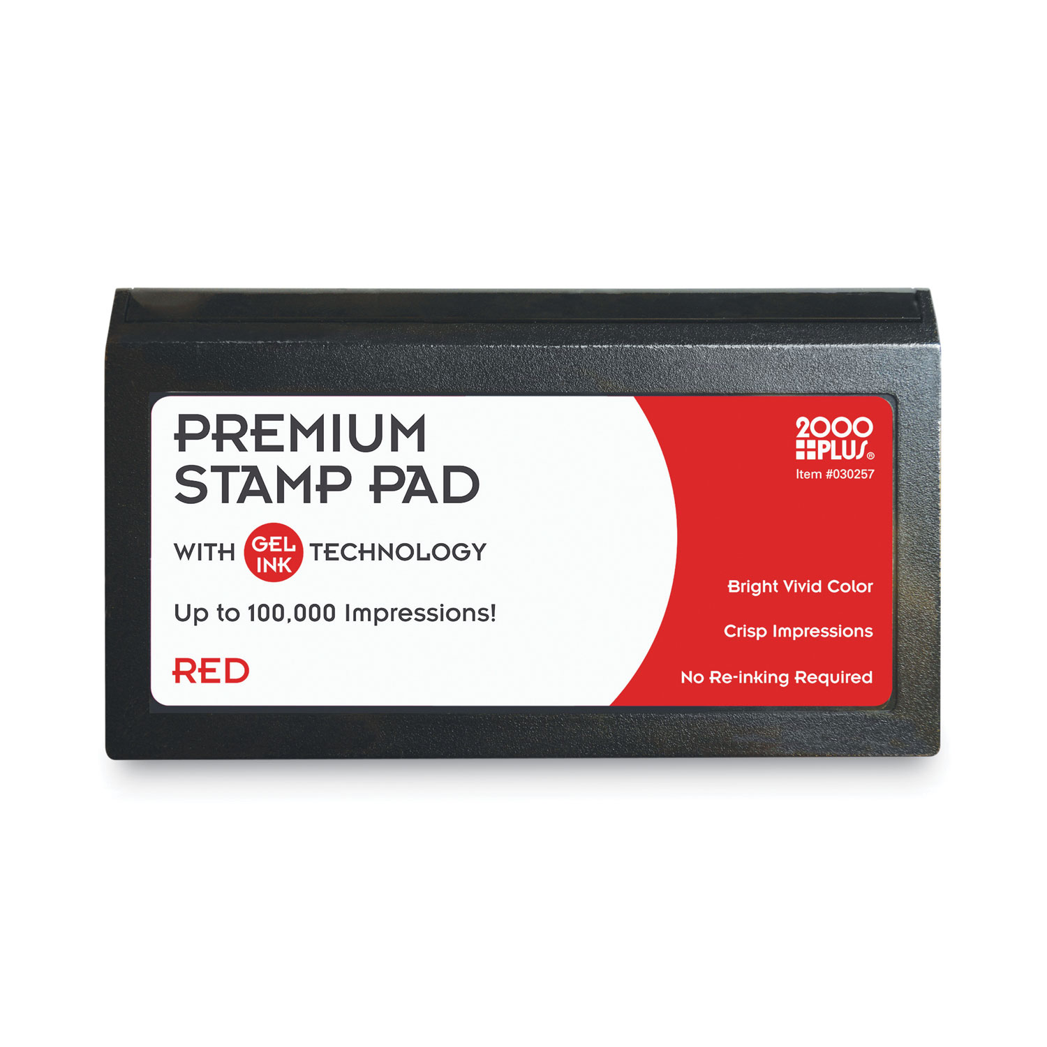 Microgel Stamp Pad for 2000 PLUS, 6.17″ x 3.13″, Red