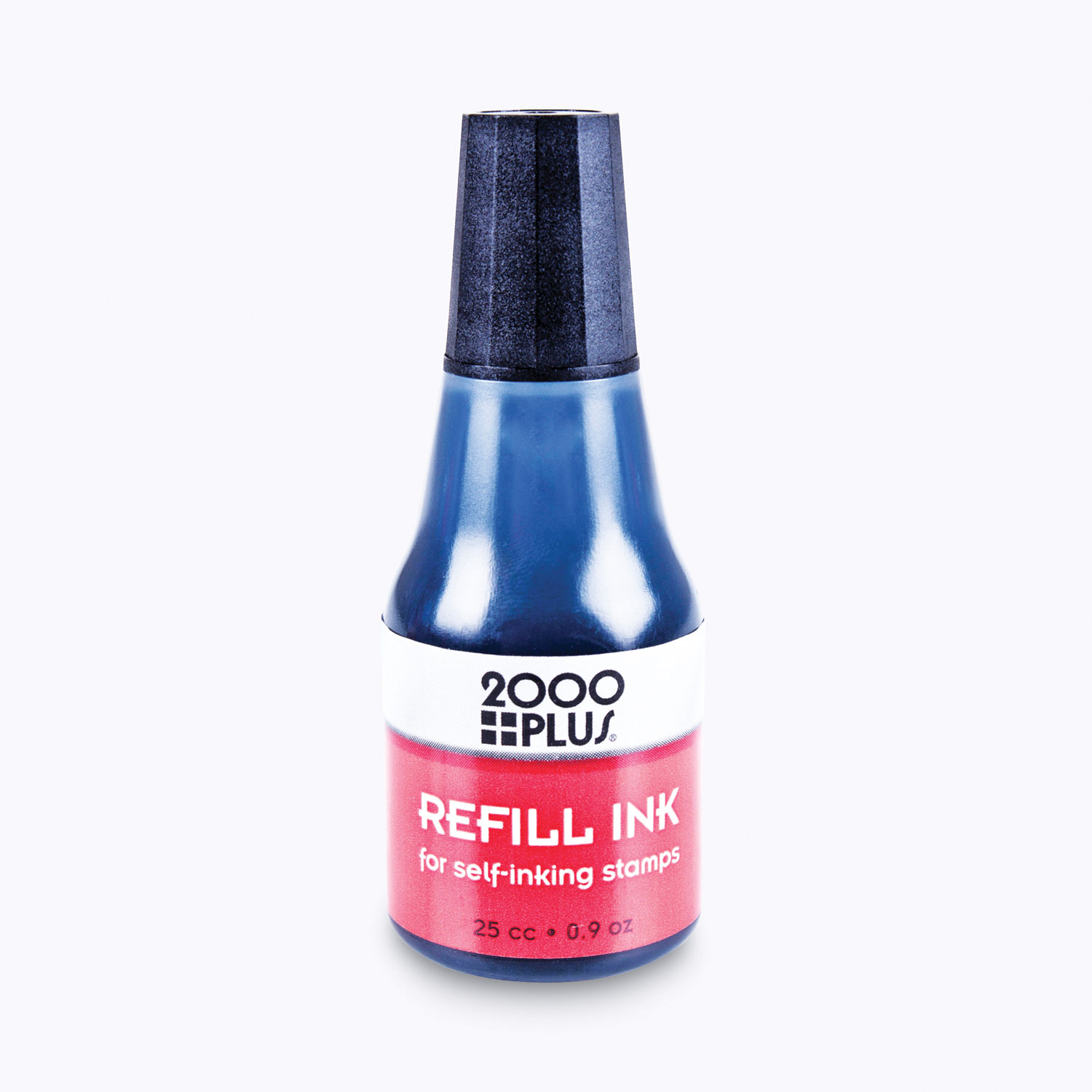 Self-Inking Refill Ink, 0.9 oz. Bottle, Black - mastersupplyonline