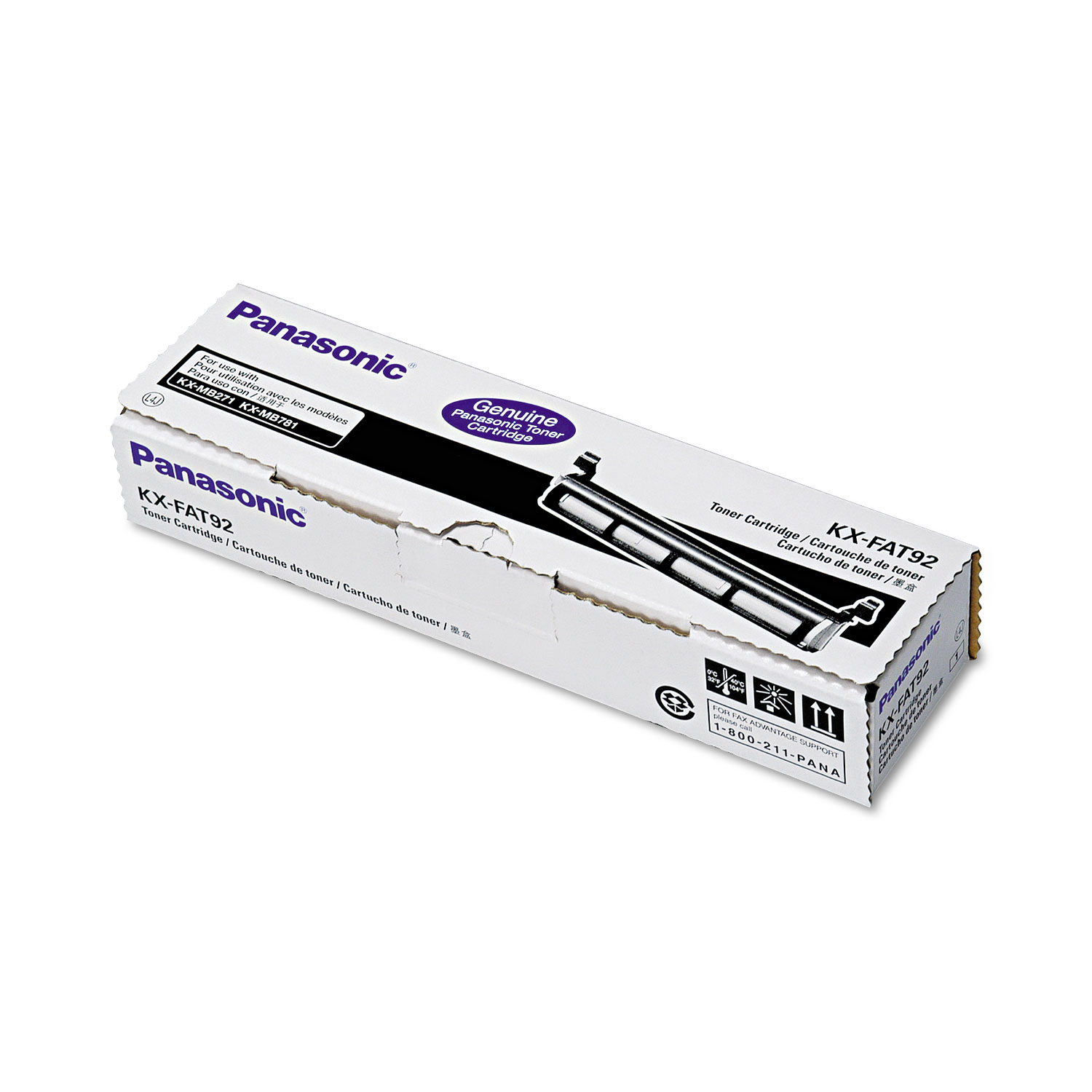 KXFAT92 Toner, 2000 Page-Yield, Black