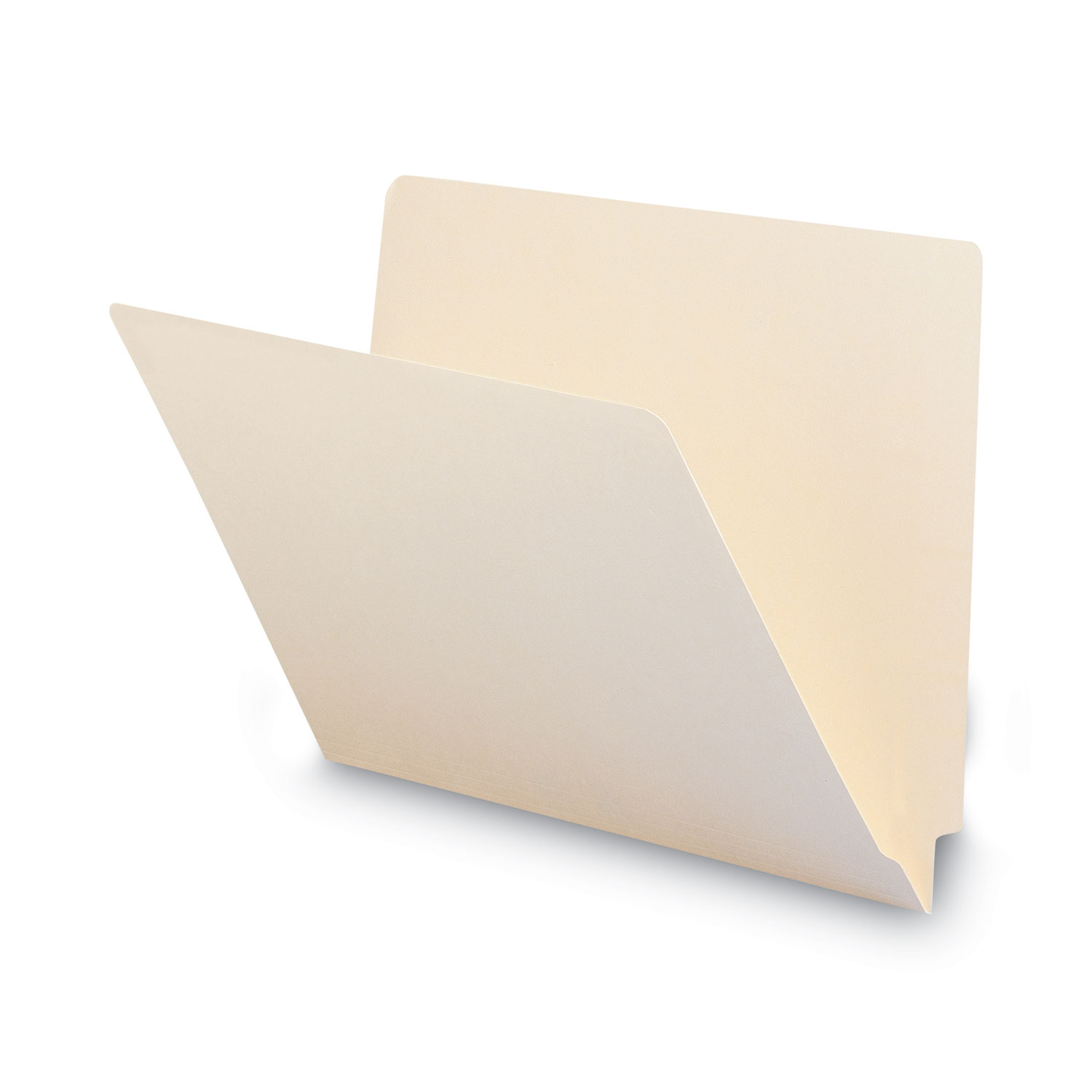 Heavyweight Manila End Tab Folders, 9.5″ High Front, Straight 1-Ply Tabs, Letter Size, 0.75″ Expansion, Manila, 100/Box