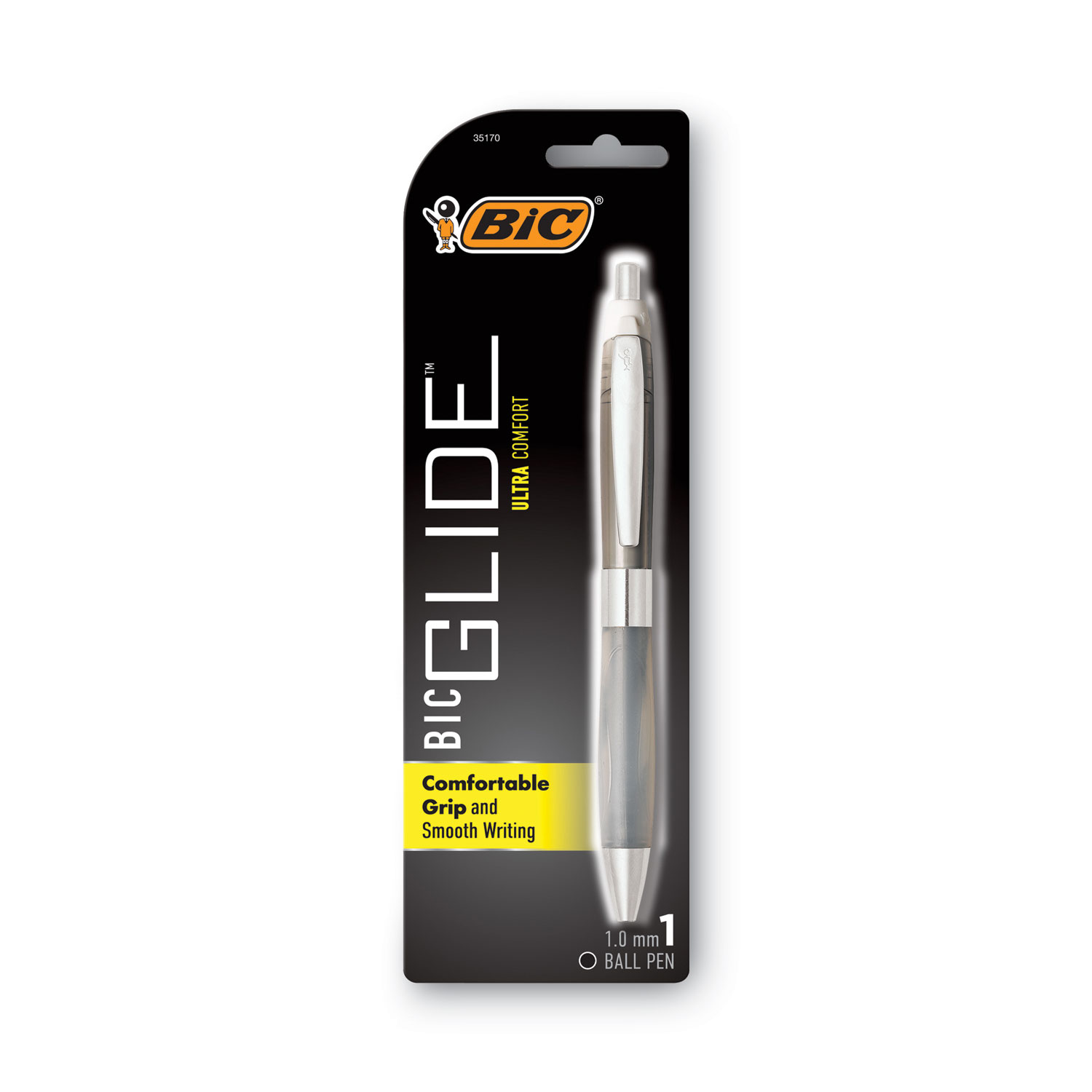 BIC VLGB11BE Velocity Retractable Ballpoint Pen, Blue Ink, 1.6mm