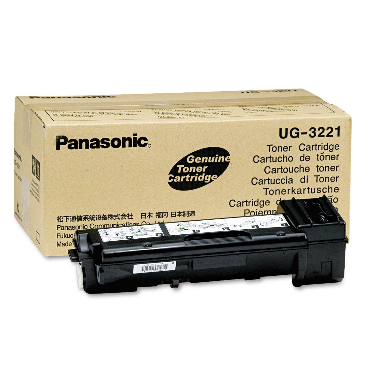  Panasonic UG3221 UG3221 Toner, 6000 Page-Yield, Black (PANUG3221) 