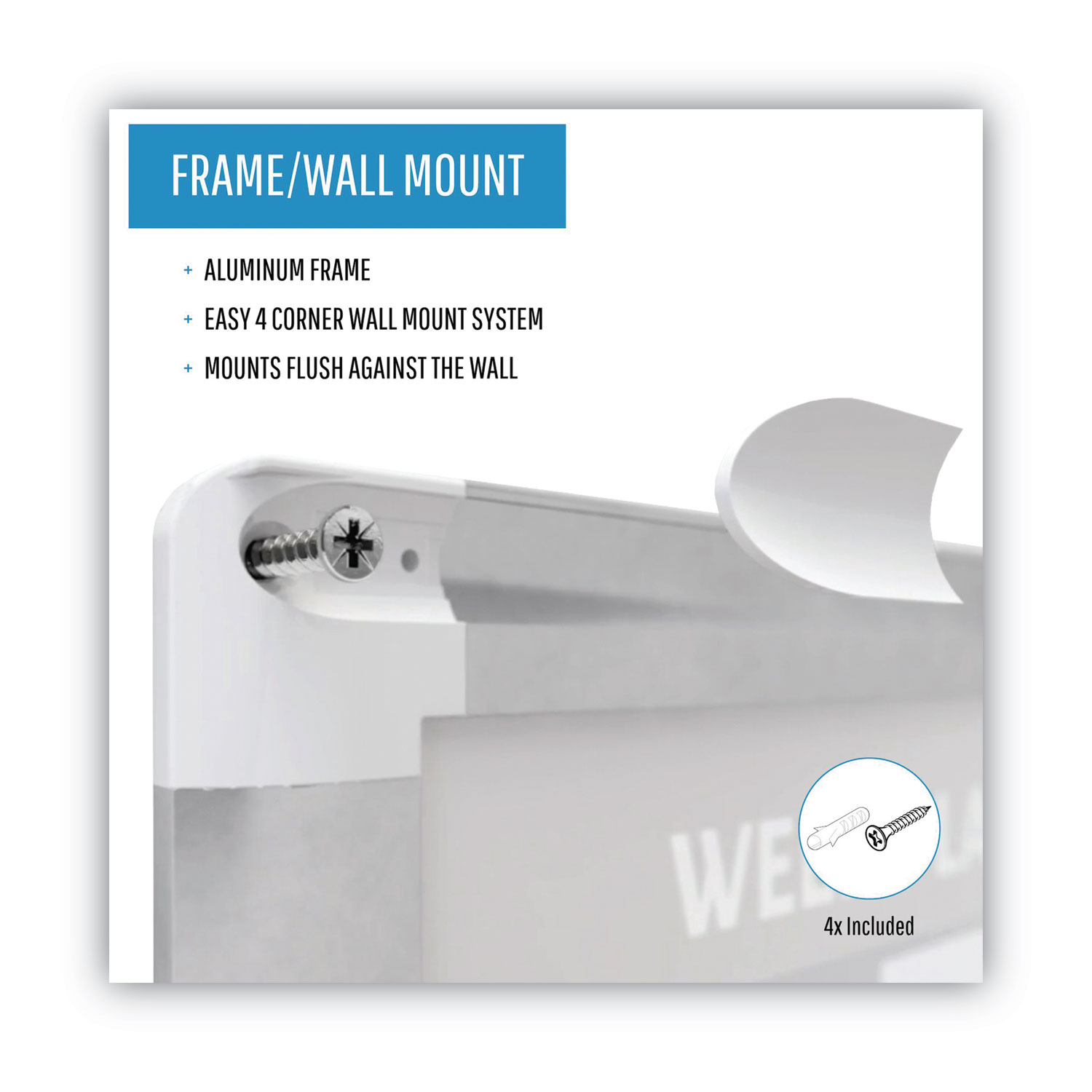 Audio Visual Direct | Magnetic Weekly Planner Dry-Erase Board White