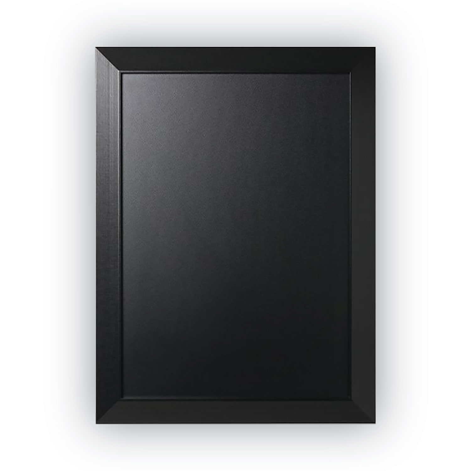 Kamashi Chalk Board, 48 x 36, Black Surface, Black Wood Frame