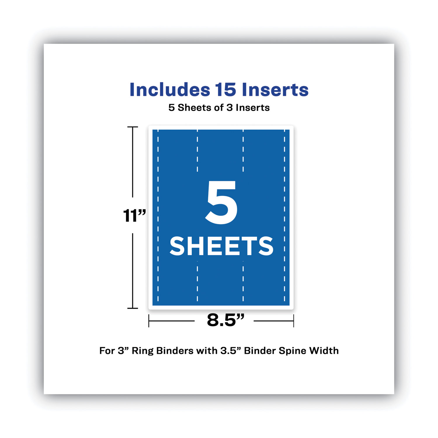 3-Ring Binder for Label Sheet Packs