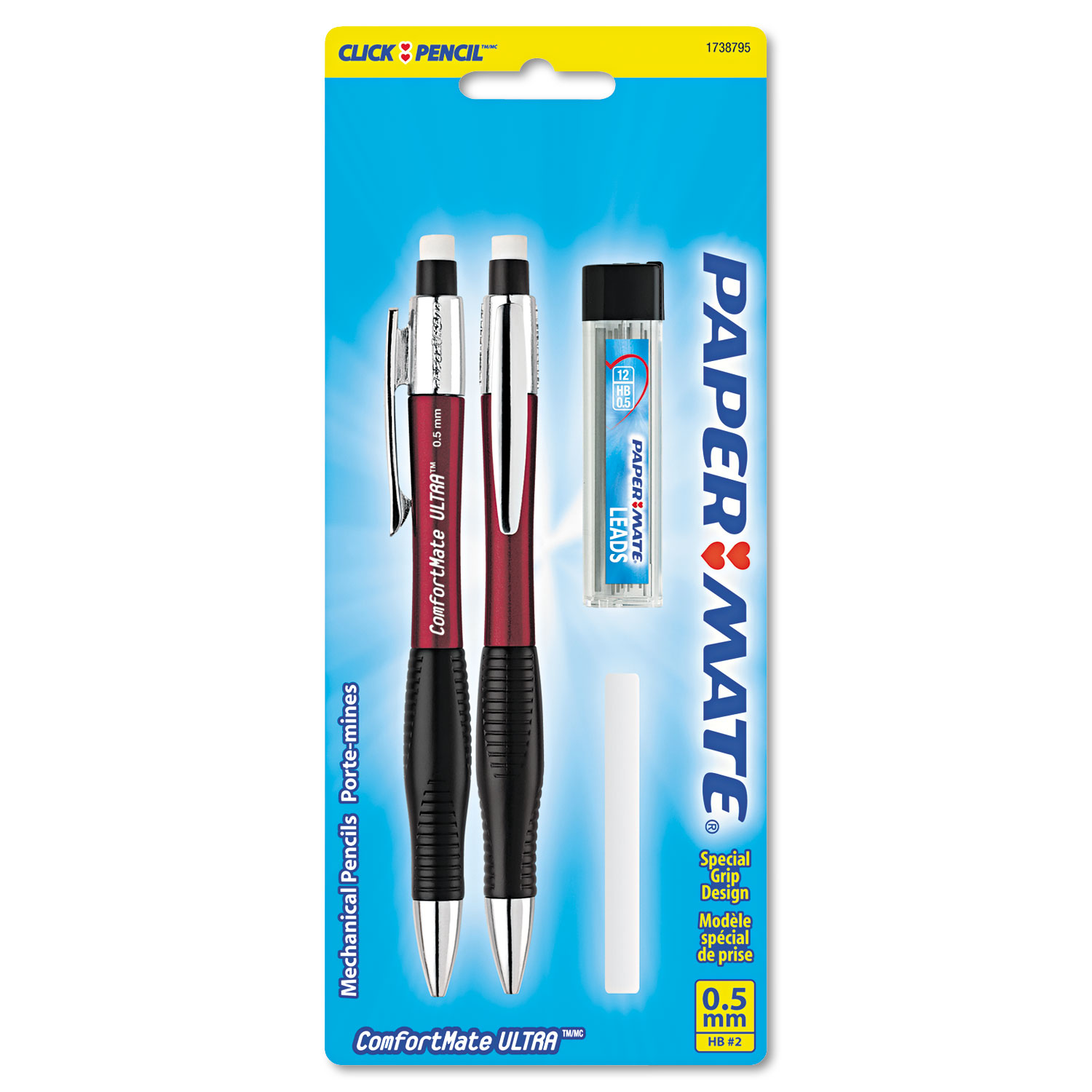 ComfortMate Ultra Pencil Starter Set, Ast Brl; 0.5 mm, Ref