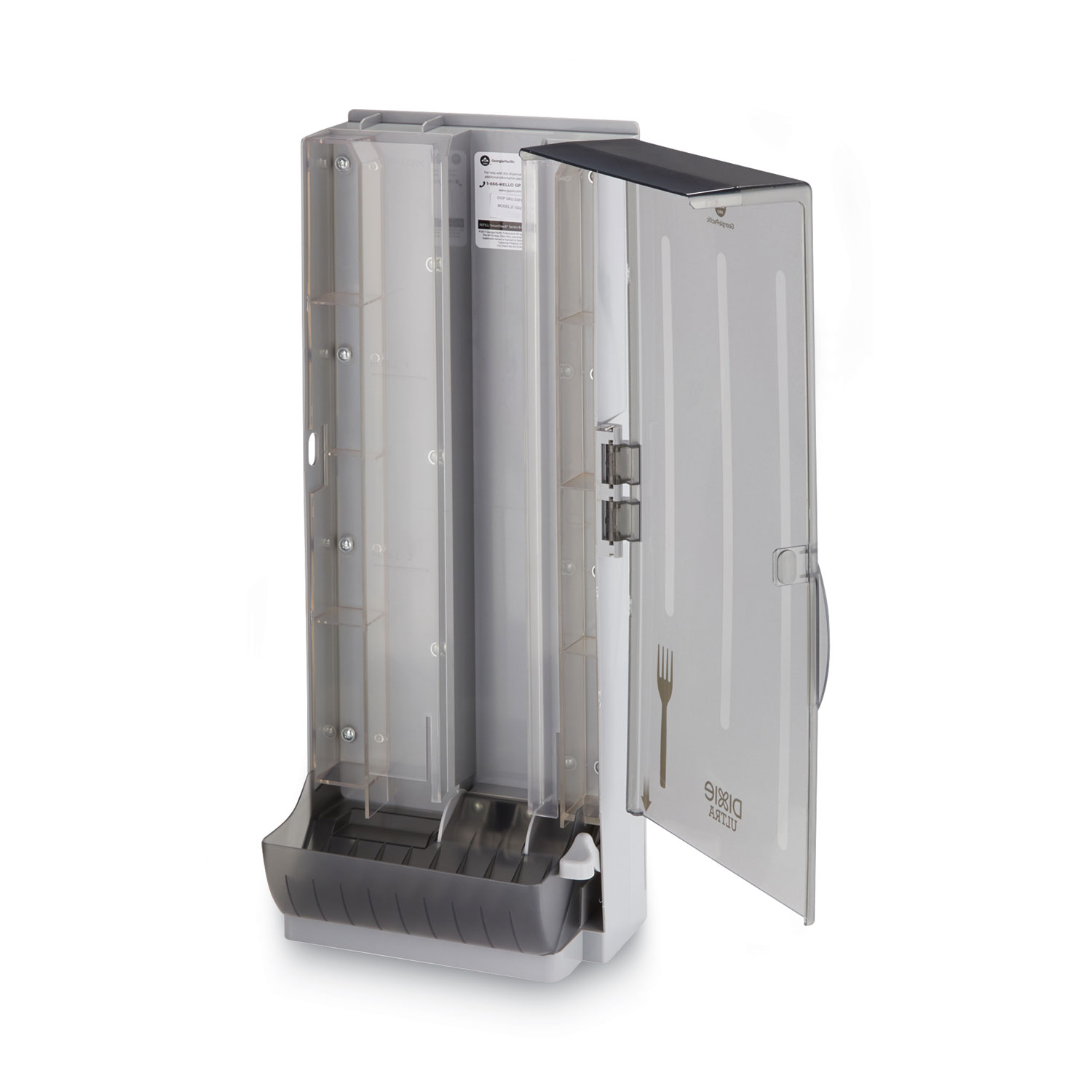 Server 88750 Slimline Wall Mounted Dry Food Dispenser | Single 2L