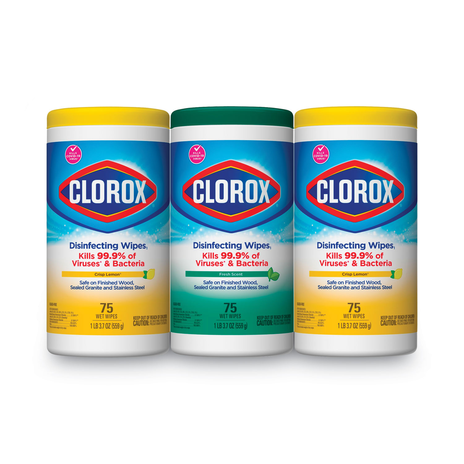 Clorox Disinfecting Wipes, Bleach Free Cleaning Wipes - Fresh Scent (7