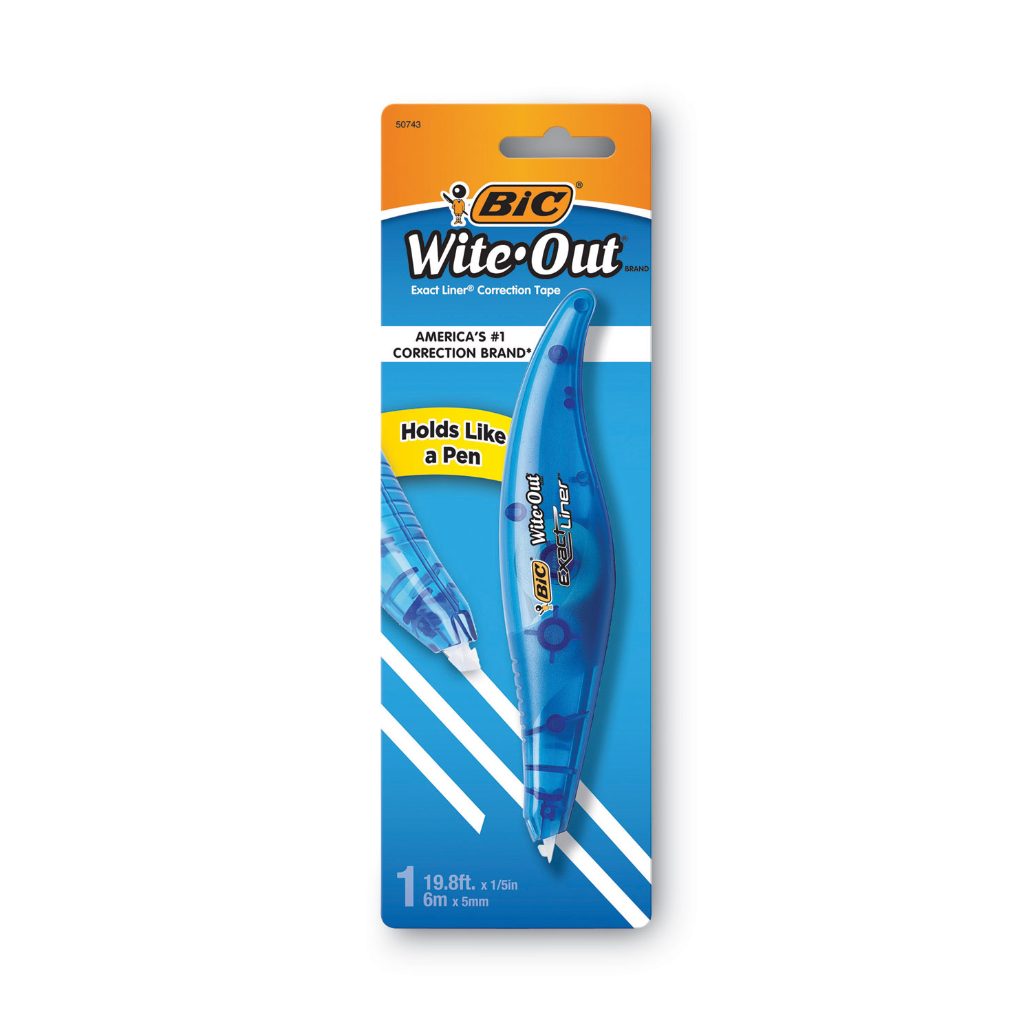 Bic Wite-Out Correction Tape, Exact Liner