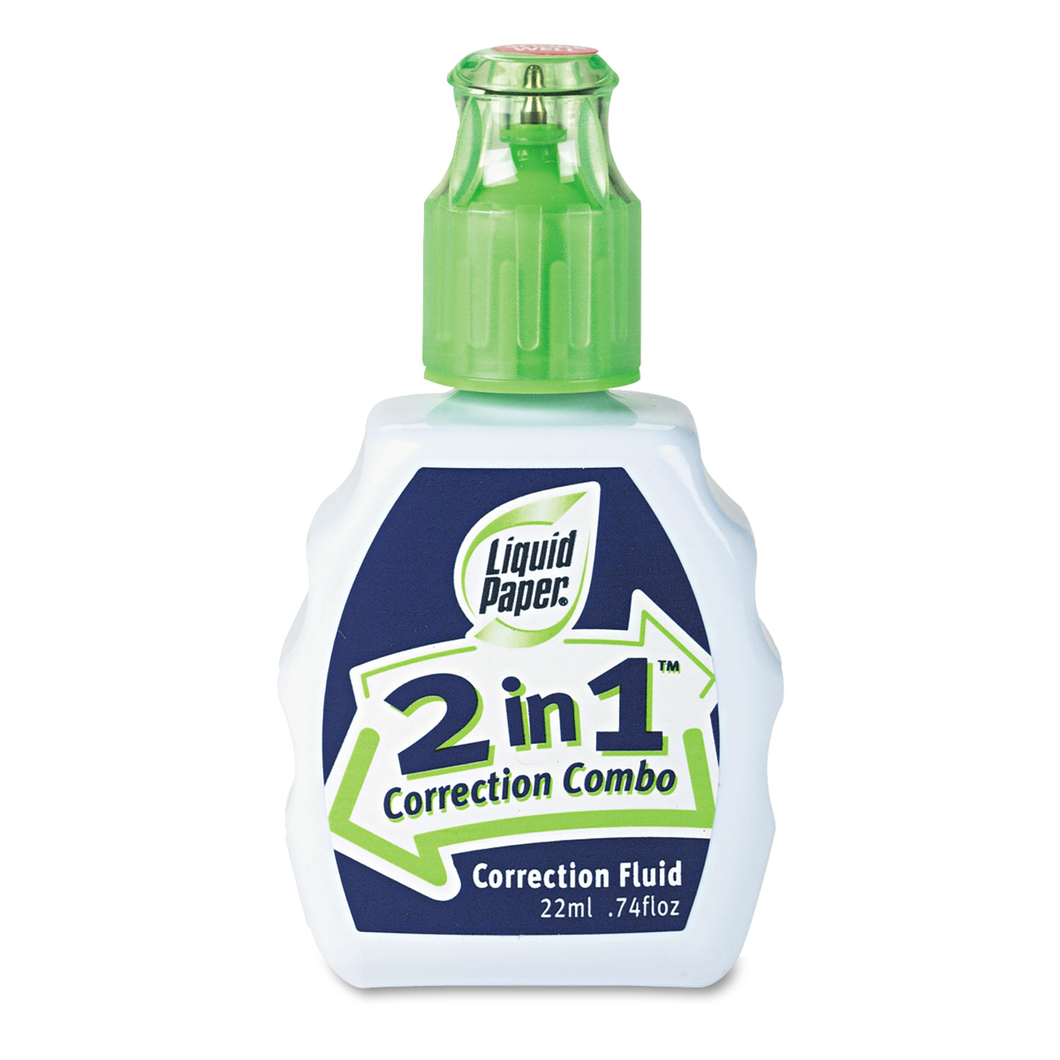  Paper Mate Liquid Paper 42030 2-In-1 Correction Combo, 22 ml Bottle, White (PAP42030) 