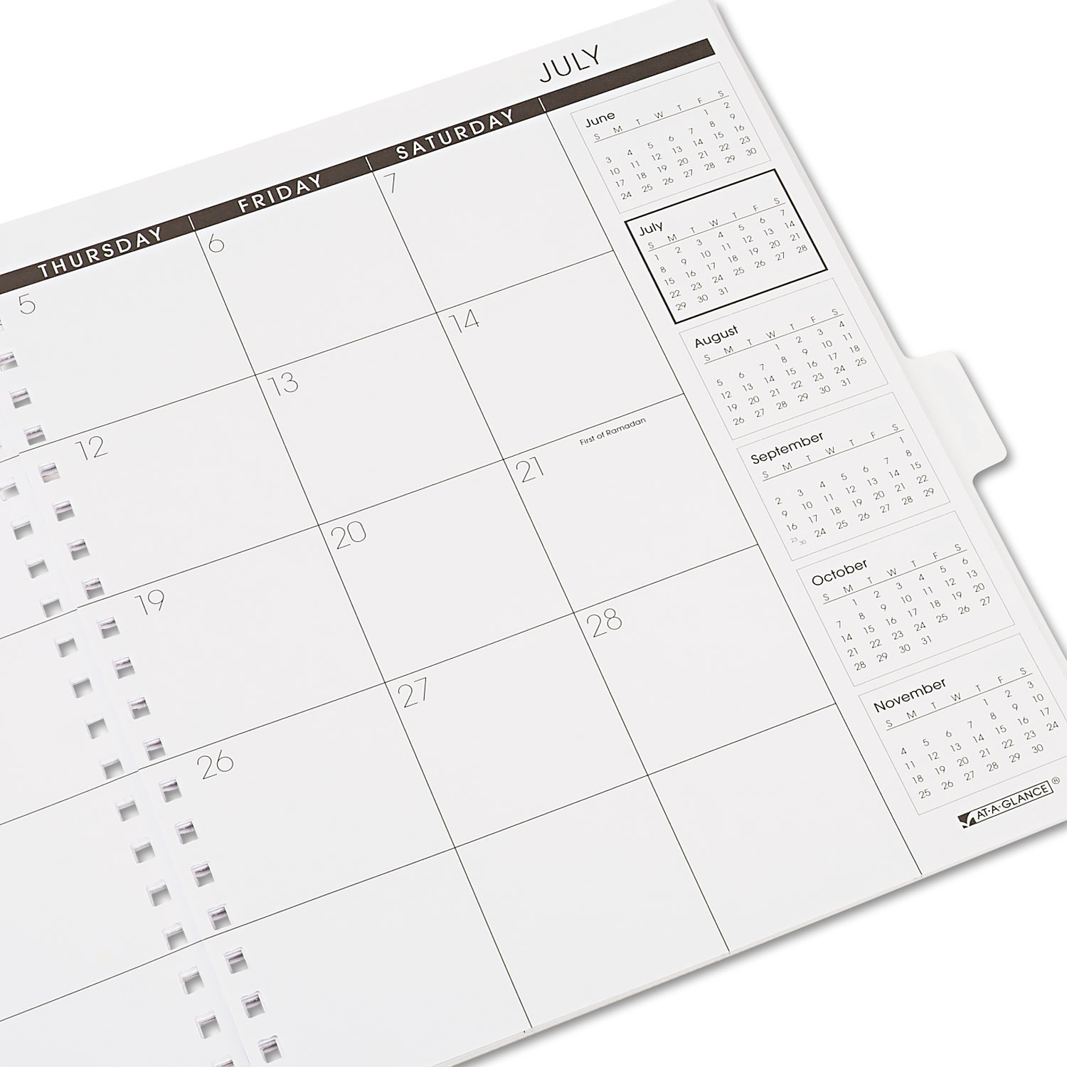 Monthly Planner Refill, 11 x 9, White, 2022