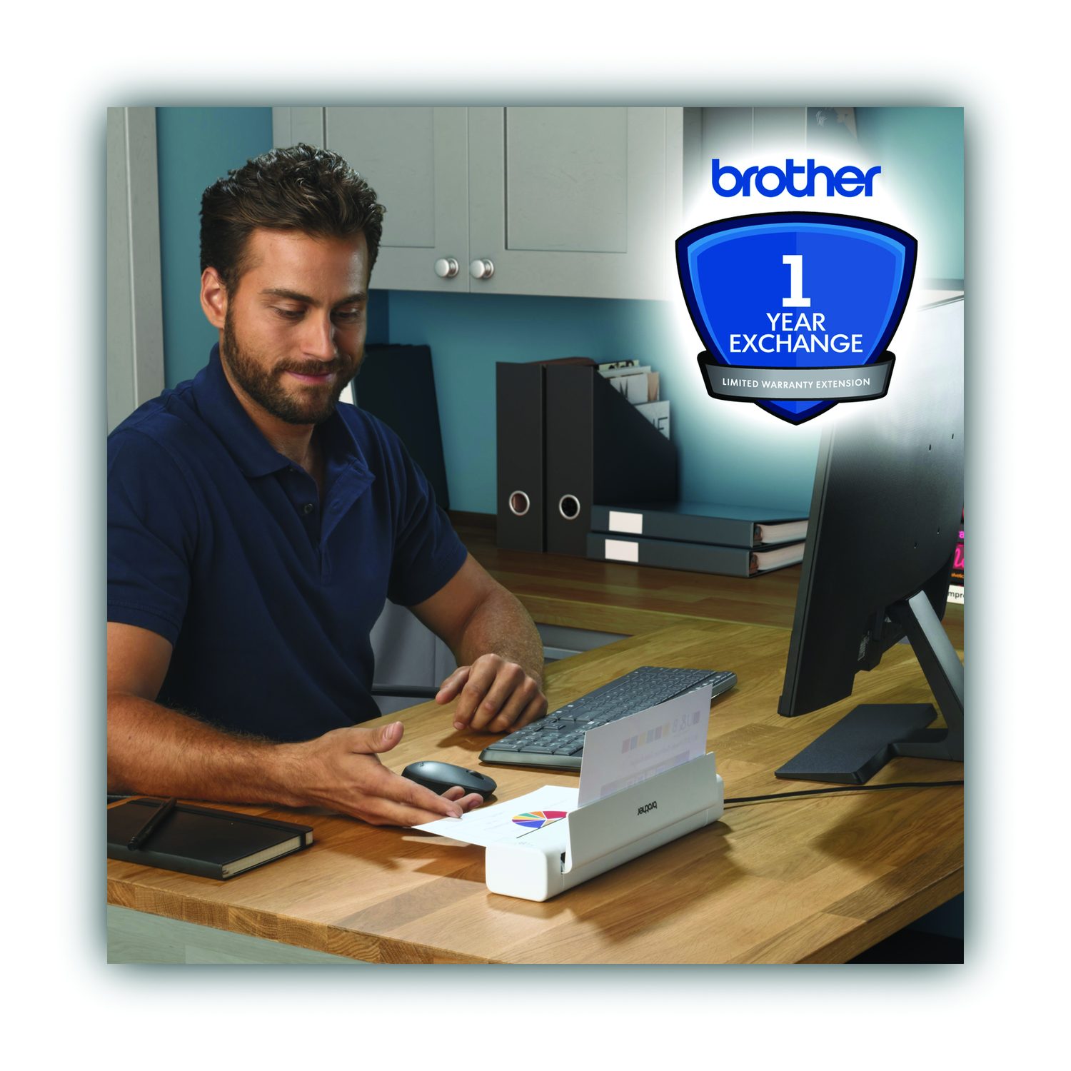 One-Year Exchange Warranty Extension for Brother ADS-2400N, 2200, 1000W ...