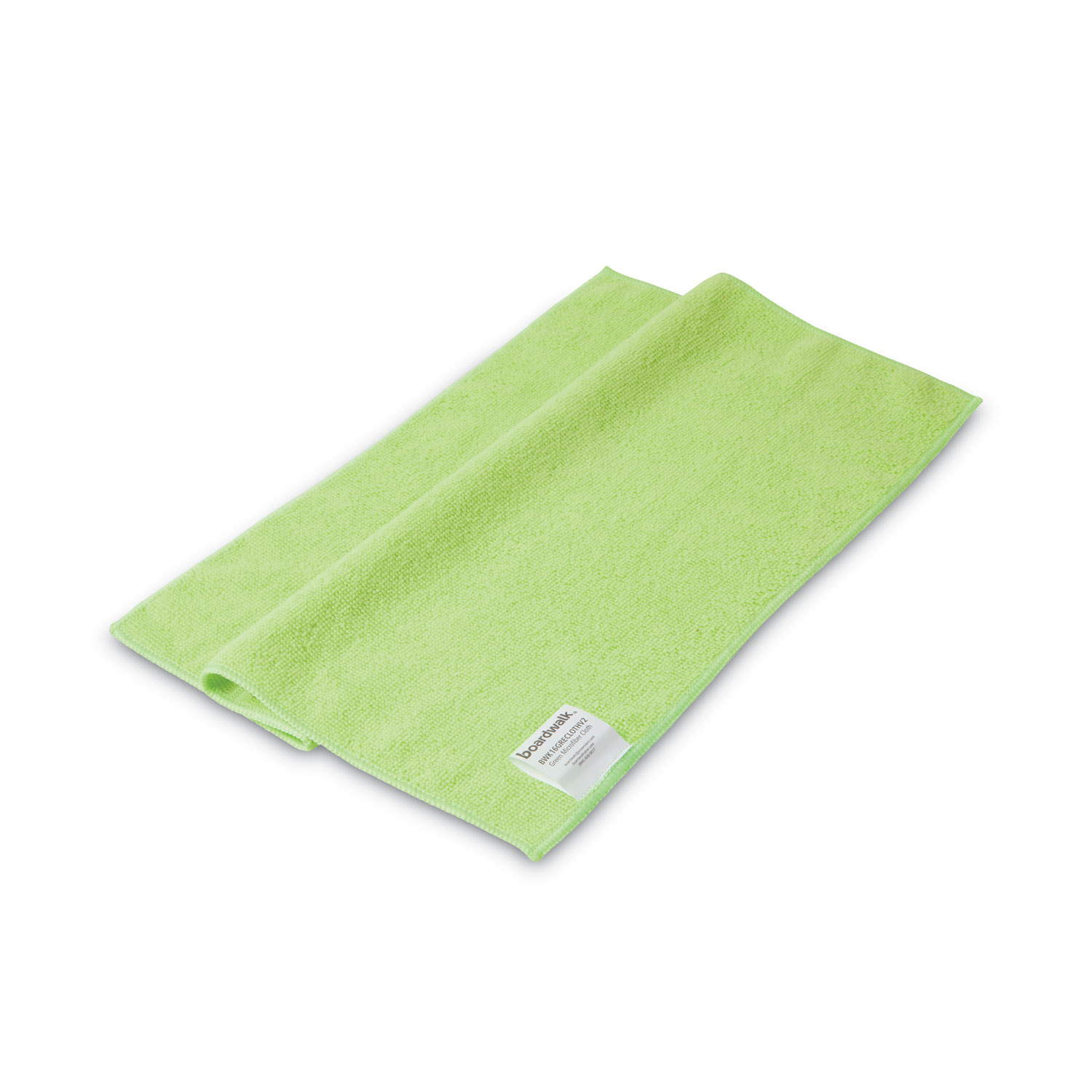 Microfiber Cleaning Cloths 16 X 16 Green 24 Pack 3s Corp