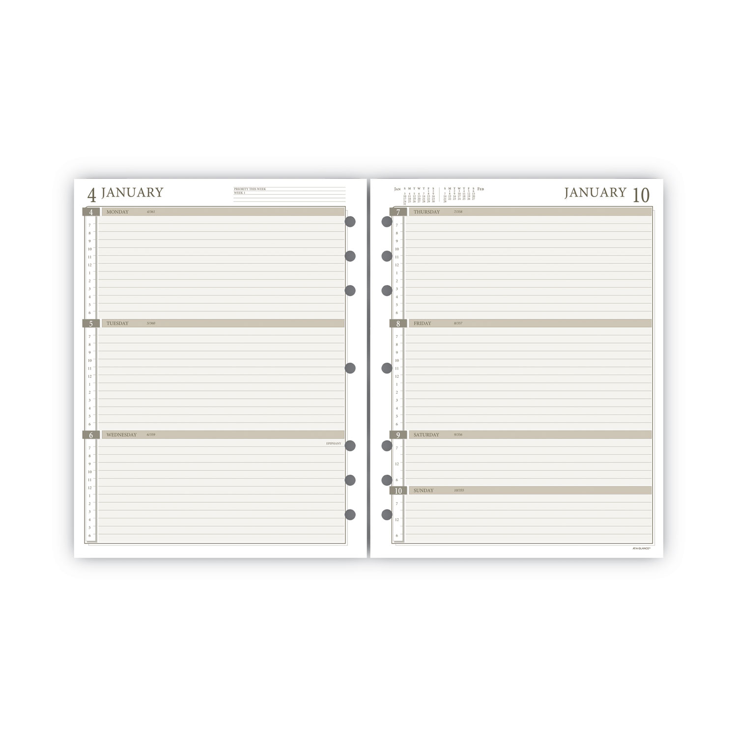 Preference Collection 5 x 8 Wirebound Planner: PD85WI - REFILL SERVICES –  Refill Services