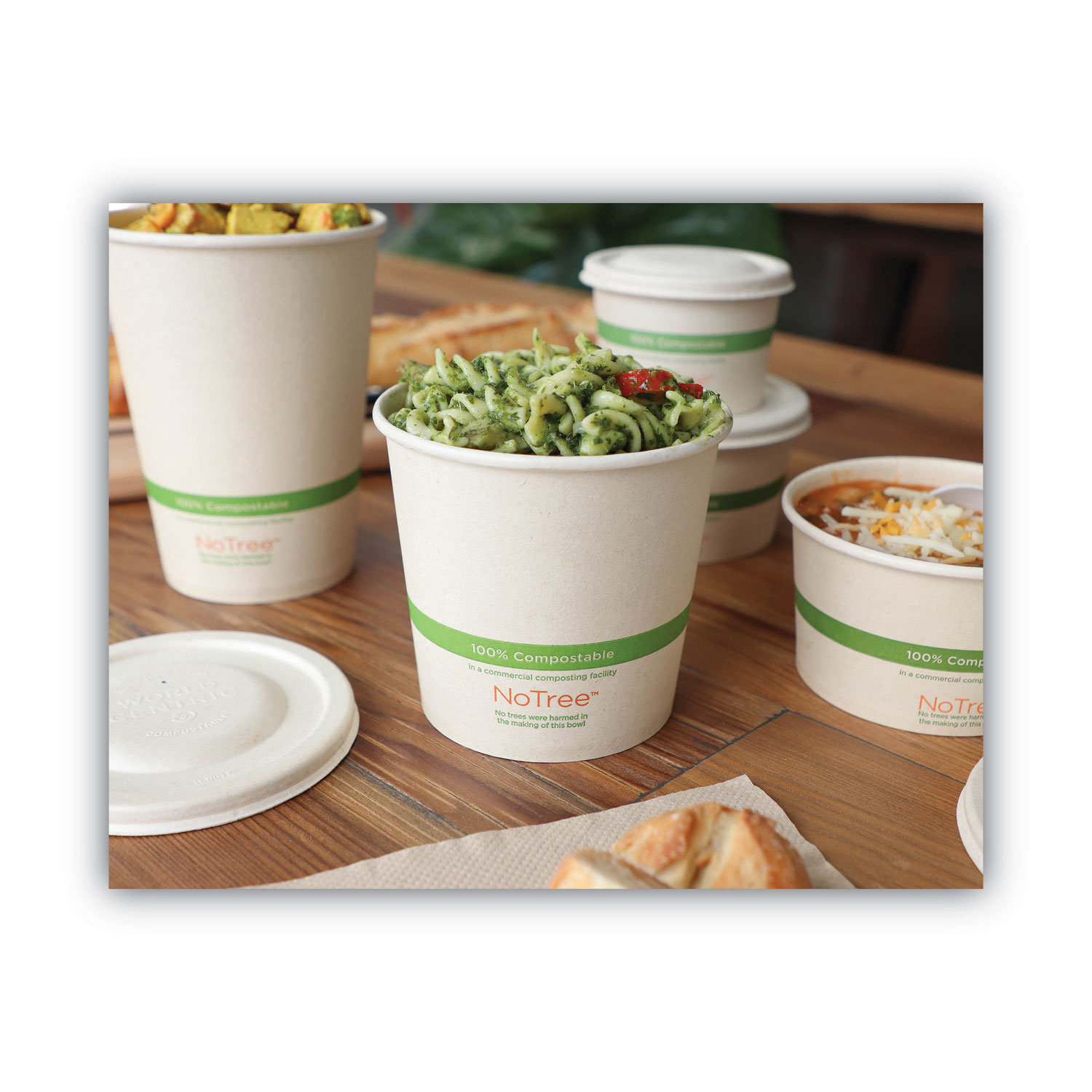 Vegware - 100% Compostable Salad Box Packaging