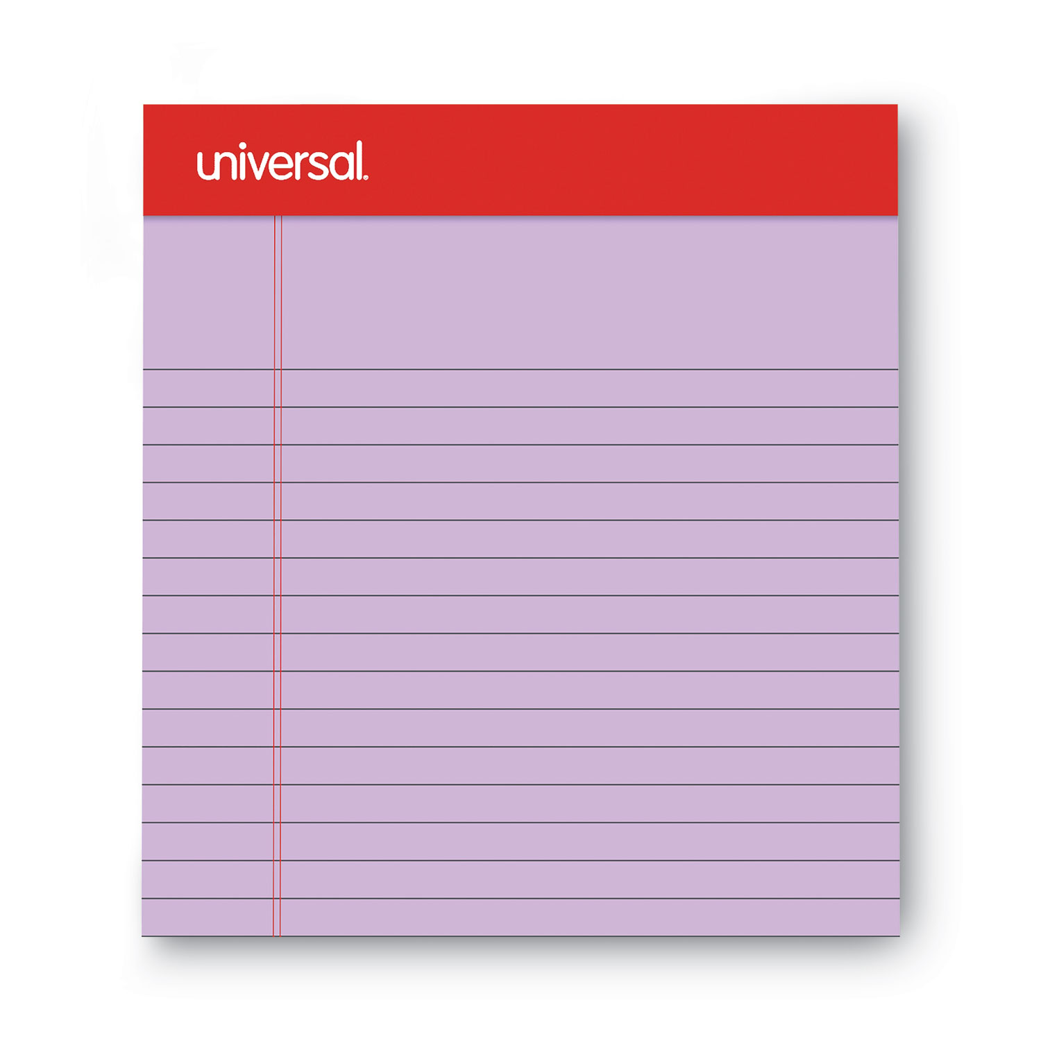 Universal Colored Perforated Note Pads Narrow Rule 5 X 8 Blue 50 Sheet