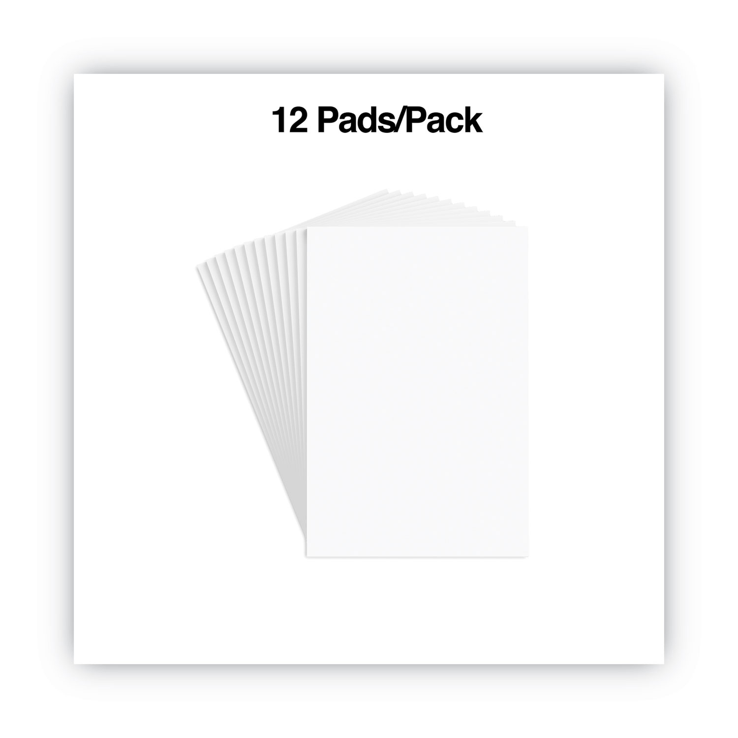 Universal Scratch Pads, Unruled, 4 x 6, White, 100 Sheets, 120/Carton  -UNV35624