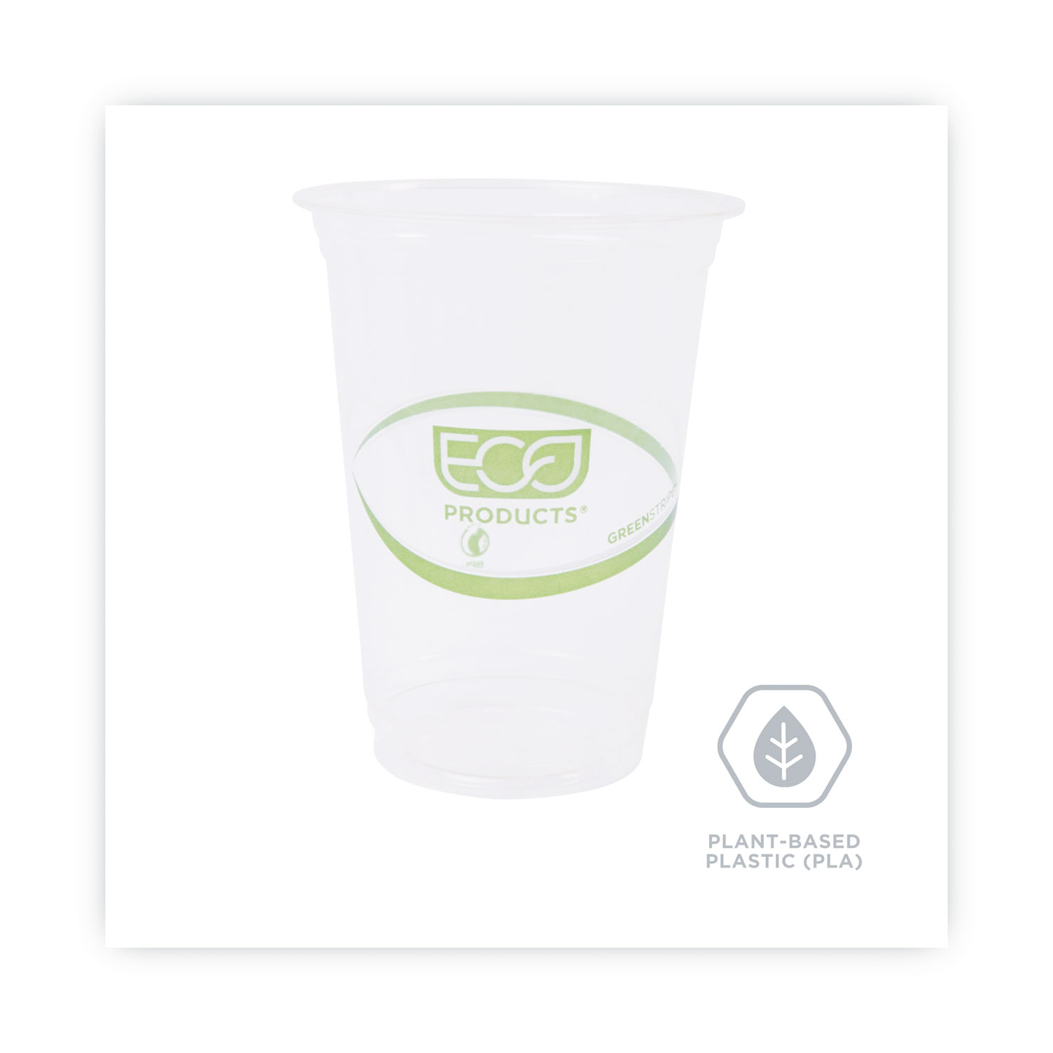 GreenStripe Renewable and Compostable Cold Cups, 16 oz, Clear, 50/Pack, 20  Packs/Carton - mastersupplyonline