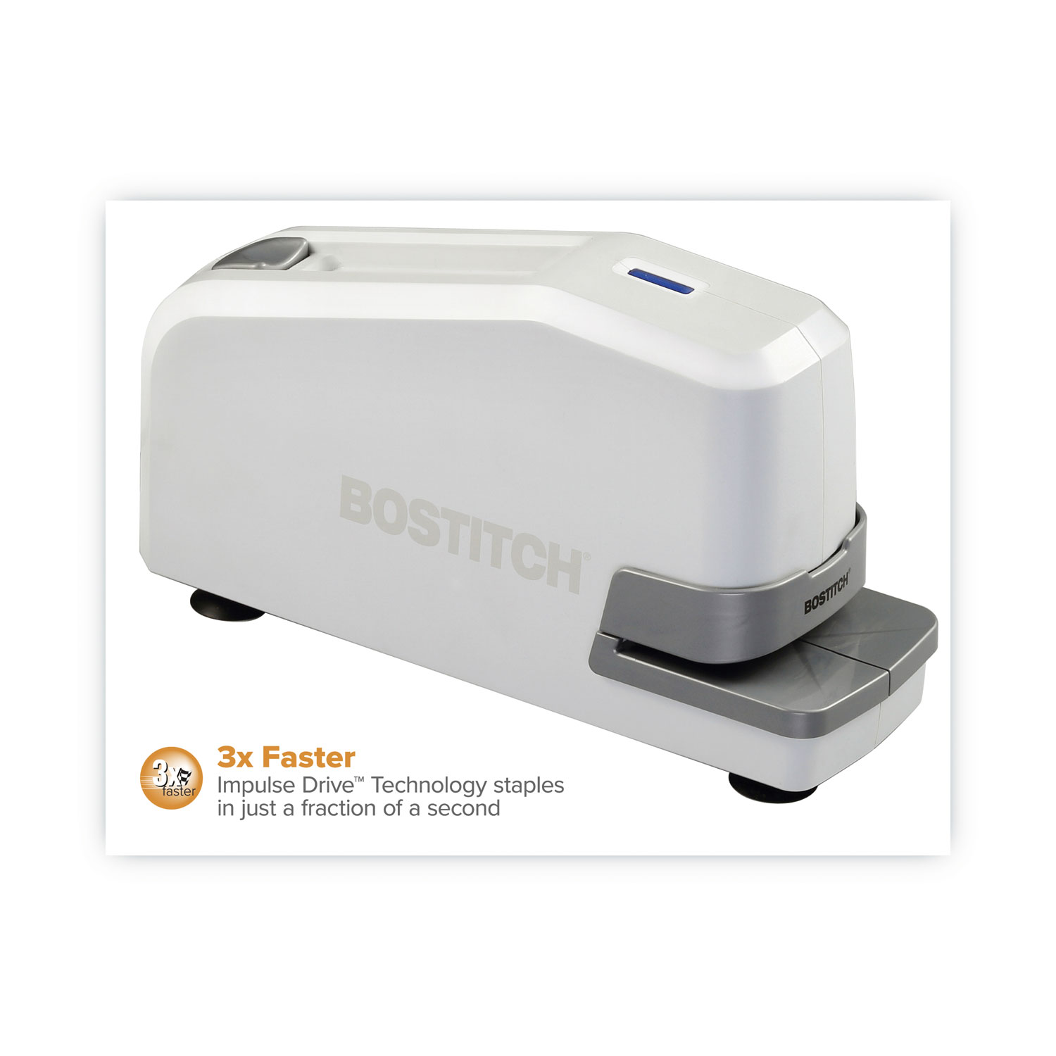 Bostitch® Impulse 30 Electric Stapler, 30Sheet Capacity, White New