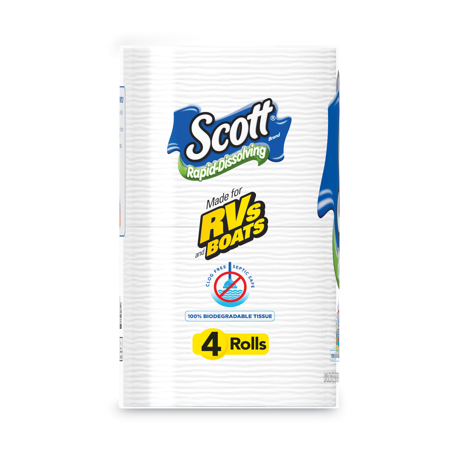 Scott ComfortPlus Toilet Paper, 12 Double Rolls, 231 Sheets per Roll,  Septic-Safe, 1-Ply Toilet Tissue