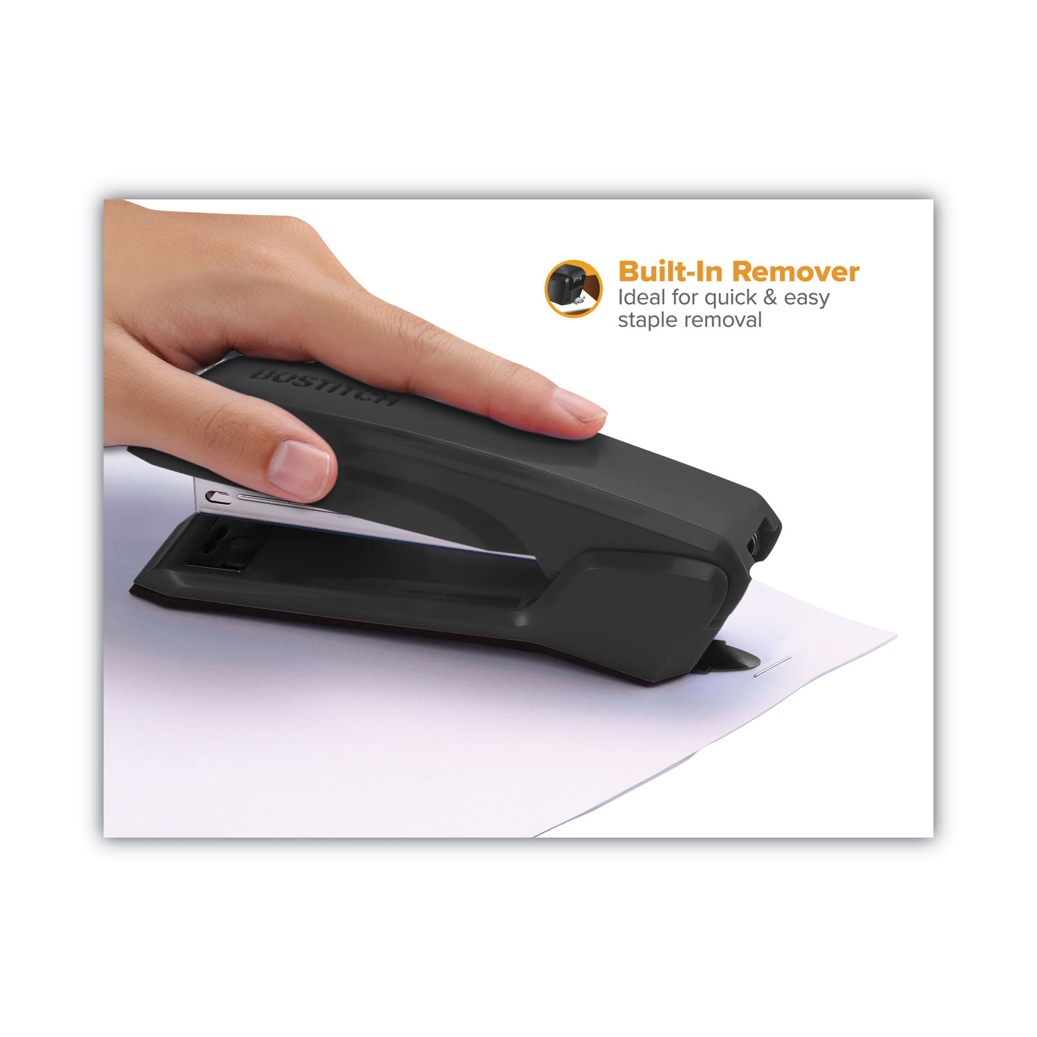 Bostitch Contemporary Push Style Staple Remover Black - Office Depot