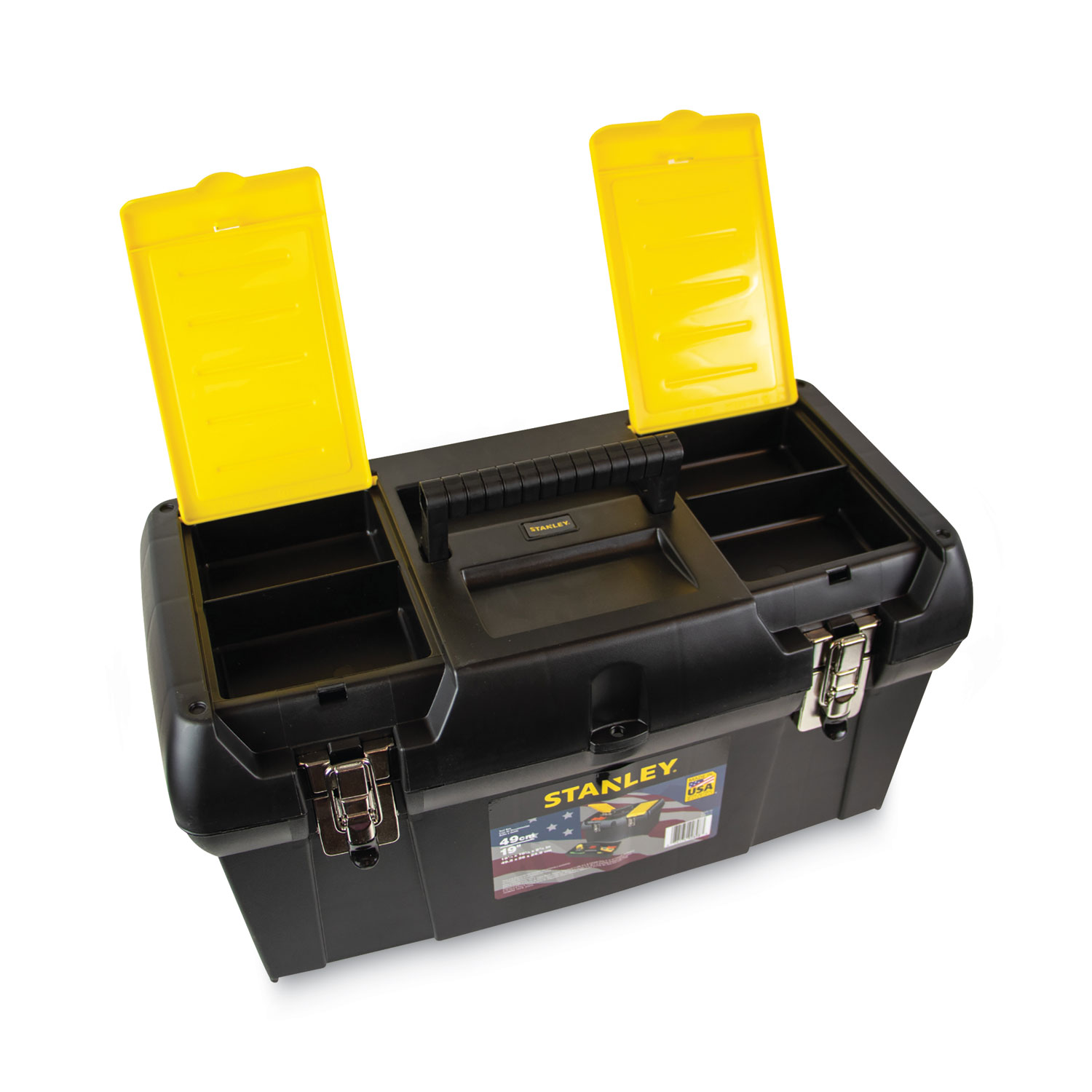 Stanley Series 2000 Toolbox w/Tray Two Lid Compartments 019151M 